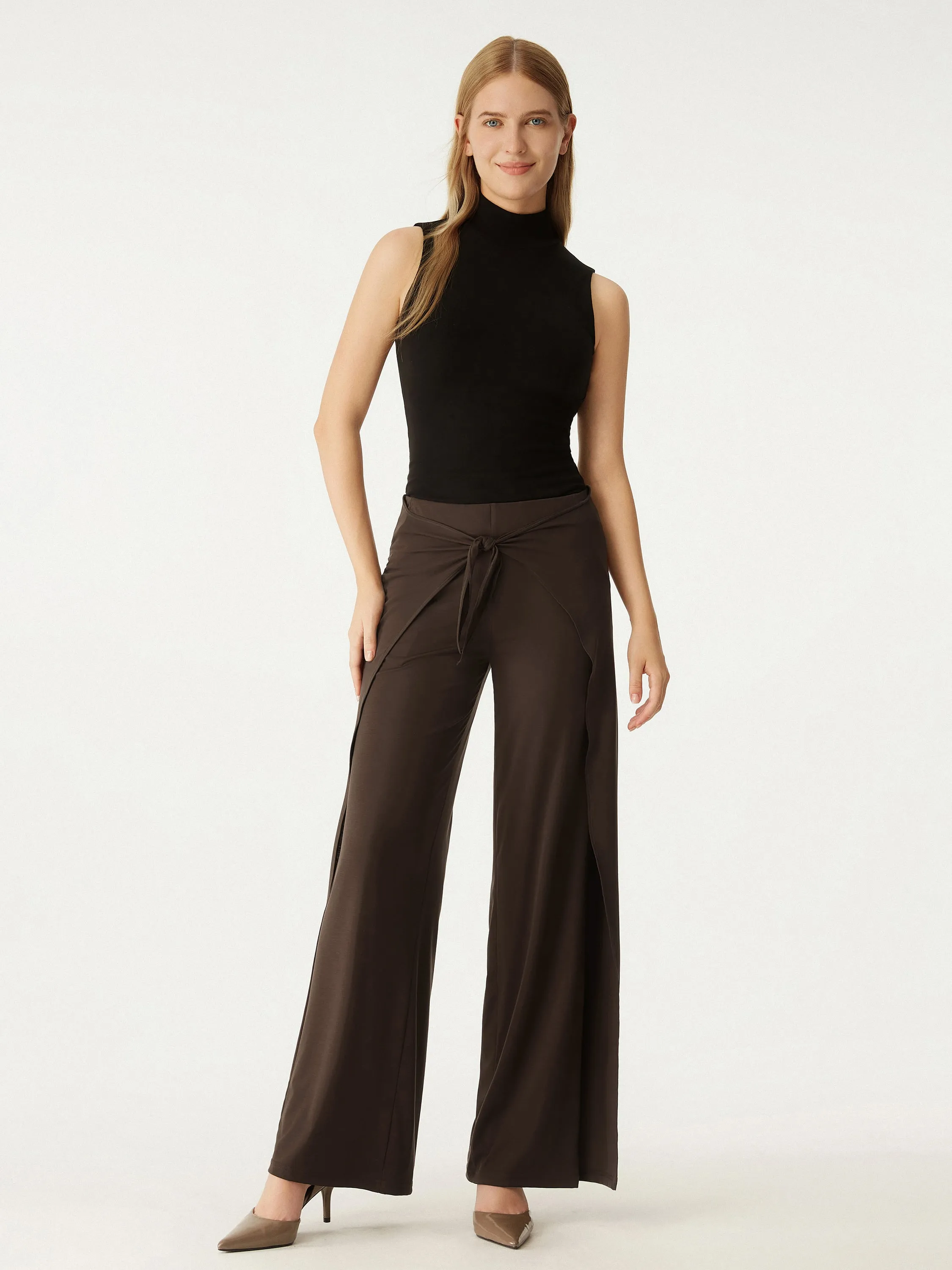 Pull-On Tencel Wide Leg Pant sold by ogl move