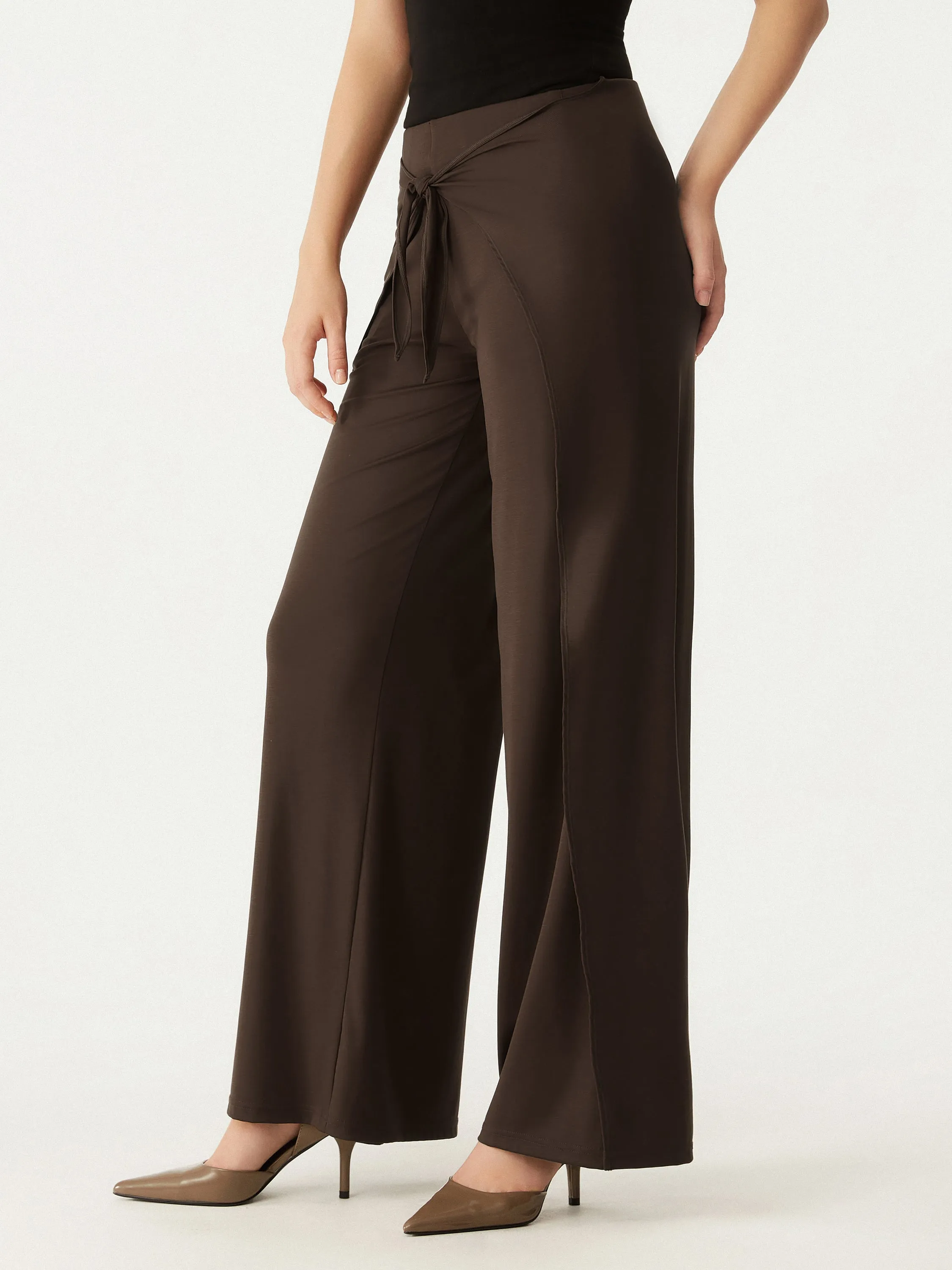 Pull-On Tencel Wide Leg Pant sold by ogl move product image thumbnail 2