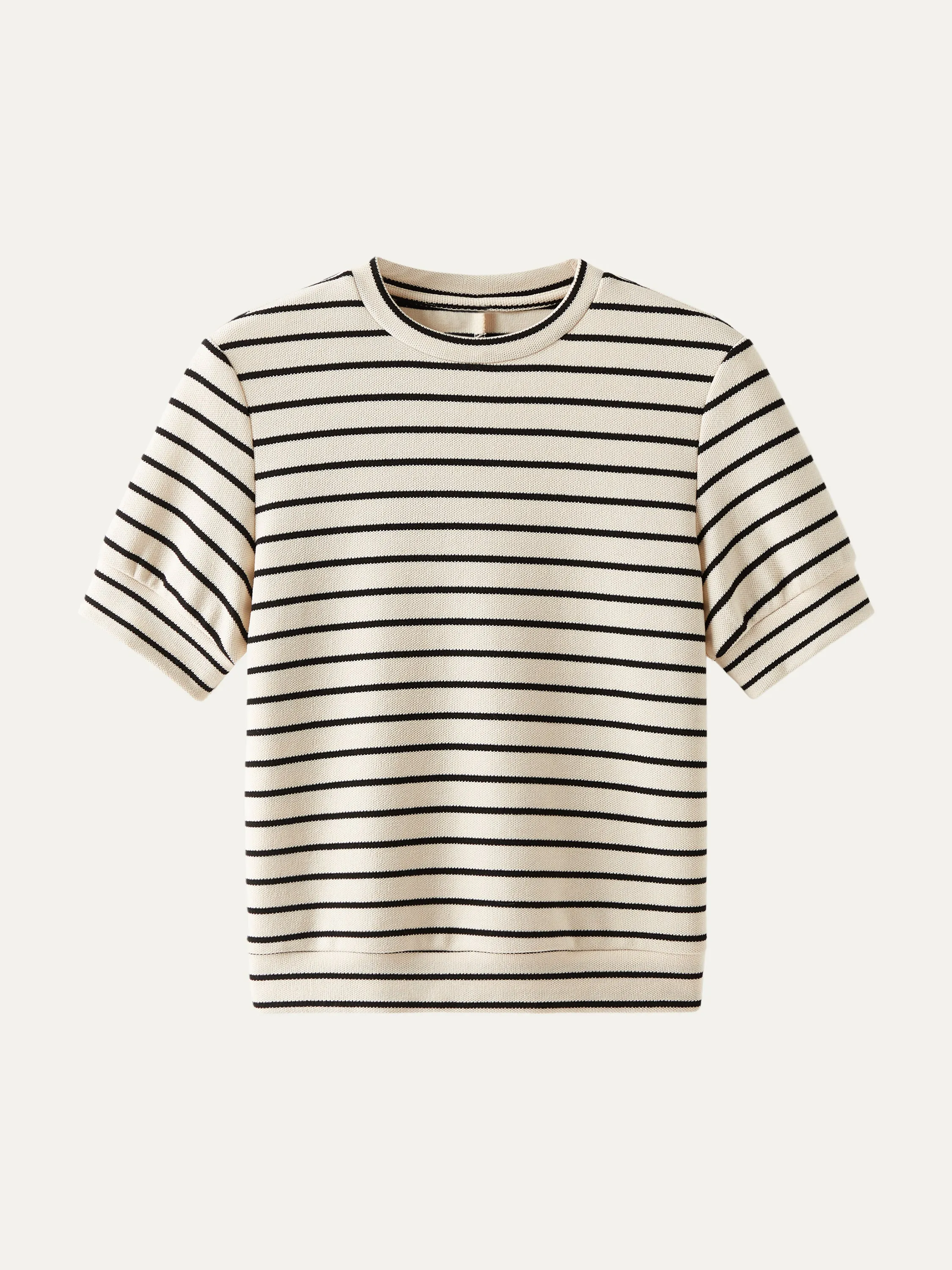 Stripy Knit Crewneck Poll-Over Top sold by ogl move product image thumbnail 2