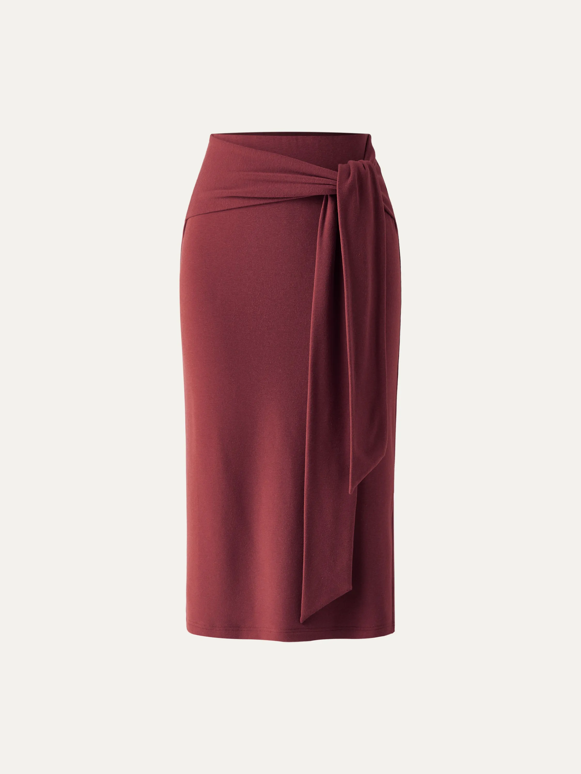 High Waisted Split Hem Midi Skirt sold by ogl move product image thumbnail 3