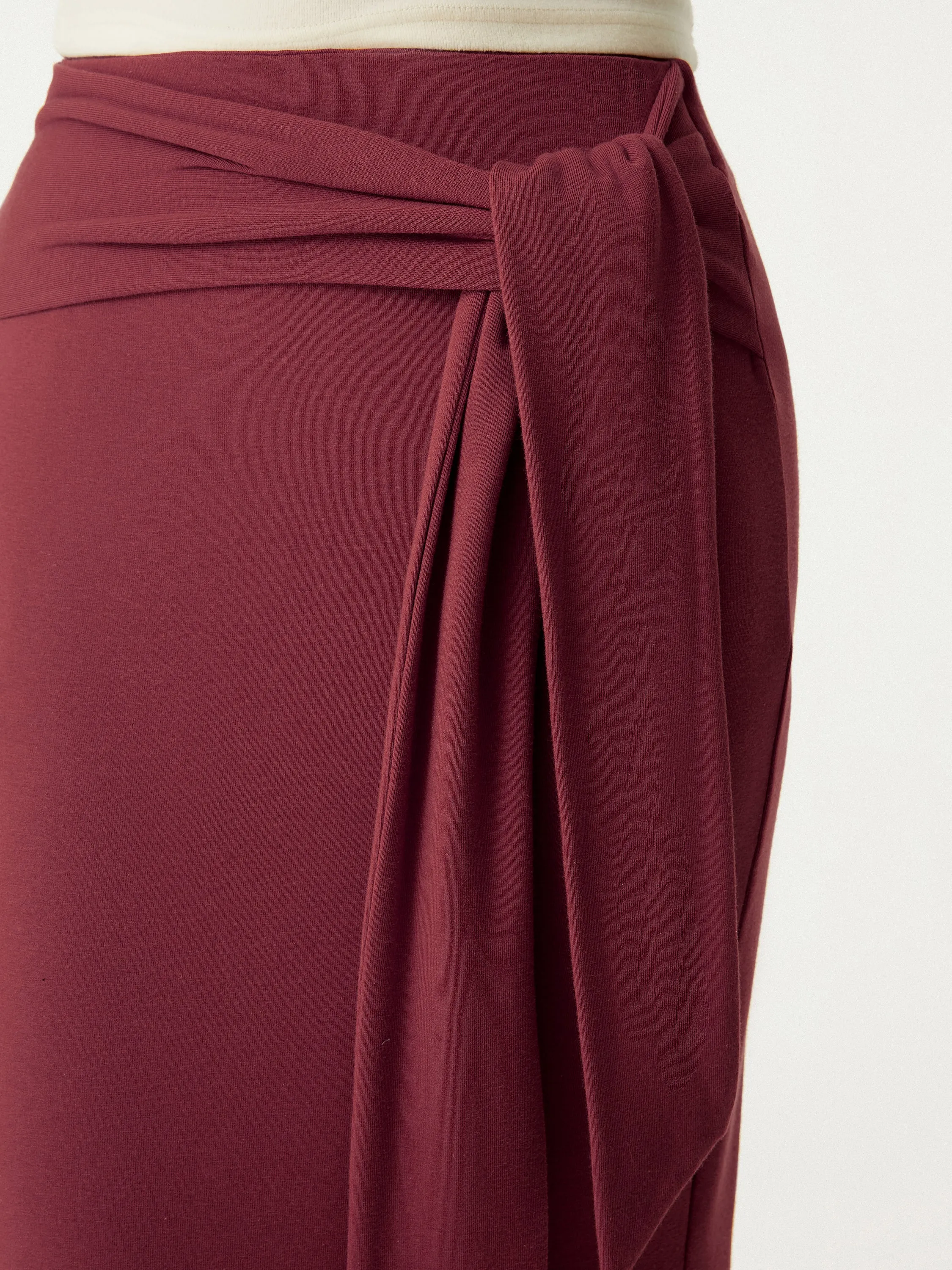 High Waisted Split Hem Midi Skirt sold by ogl move product image thumbnail 4