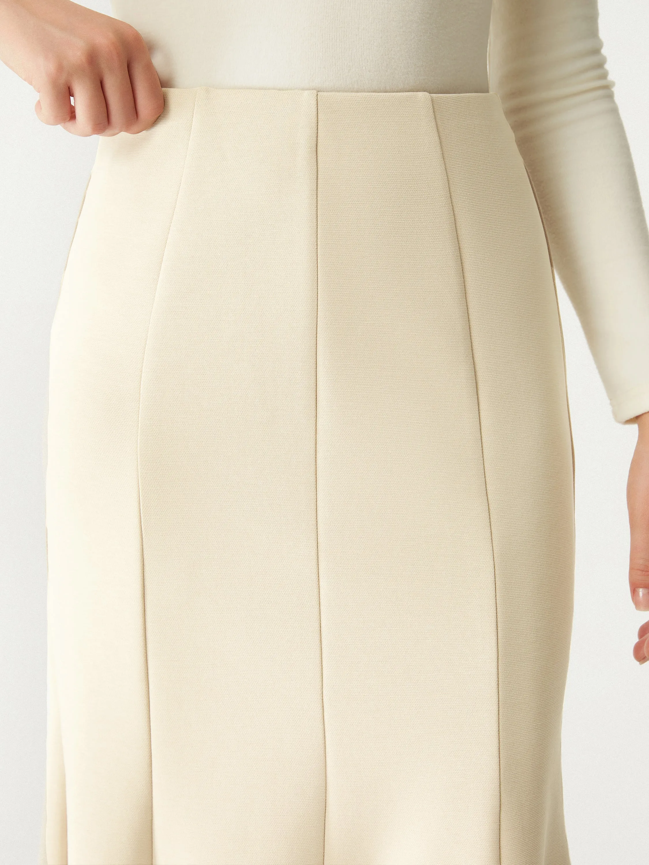 High Waisted Midi Fishtail Skirt sold by ogl move product image thumbnail 4