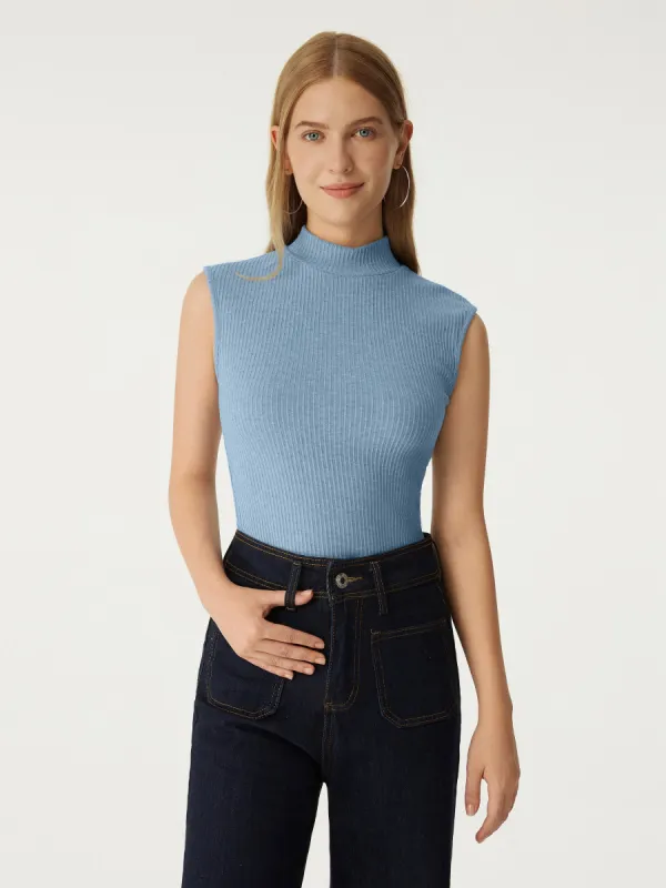 Ribbed Everyday Wide Shoulder Tank sold by ogl move