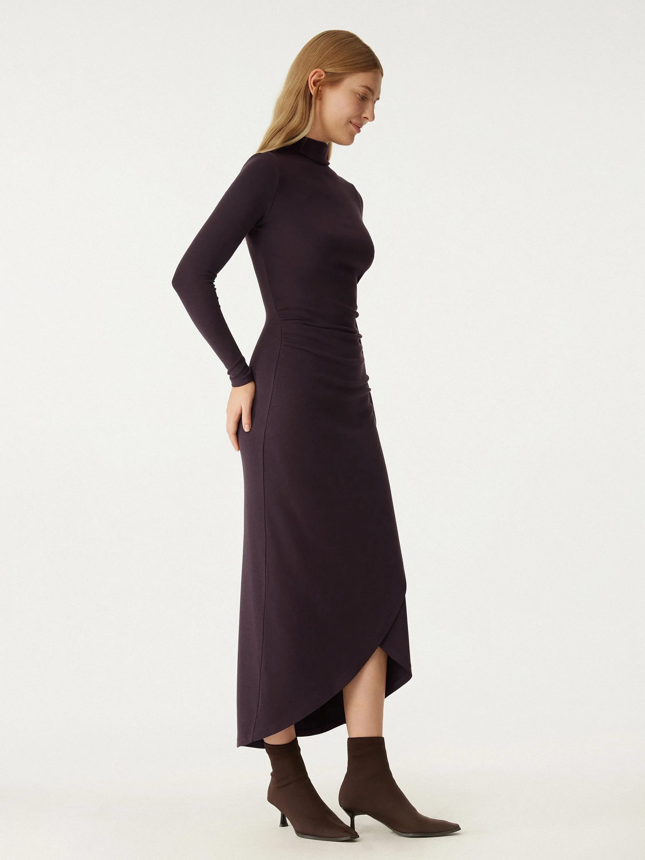 Thermal Wrap Midi Dress sold by ogl move product image thumbnail 5