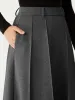 High Waisted Paneled Flare Hem Midi Skirt sold by ogl move