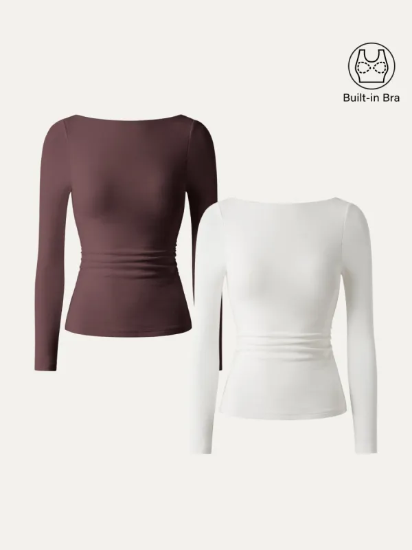 2Pcs Set Open-Back Brami Top sold by ogl move