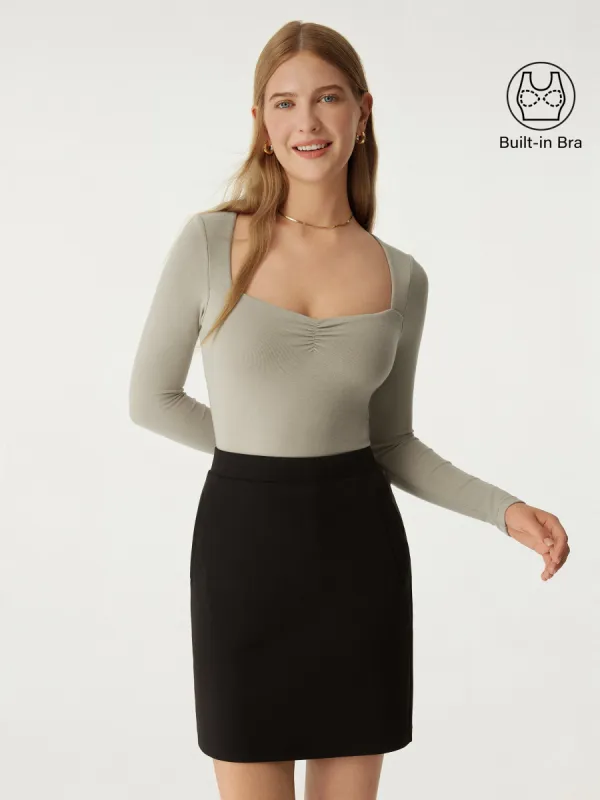 Gather Front Brami Top sold by ogl move