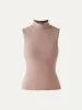 Wide Rib Mockneck Brami Tank sold by ogl move