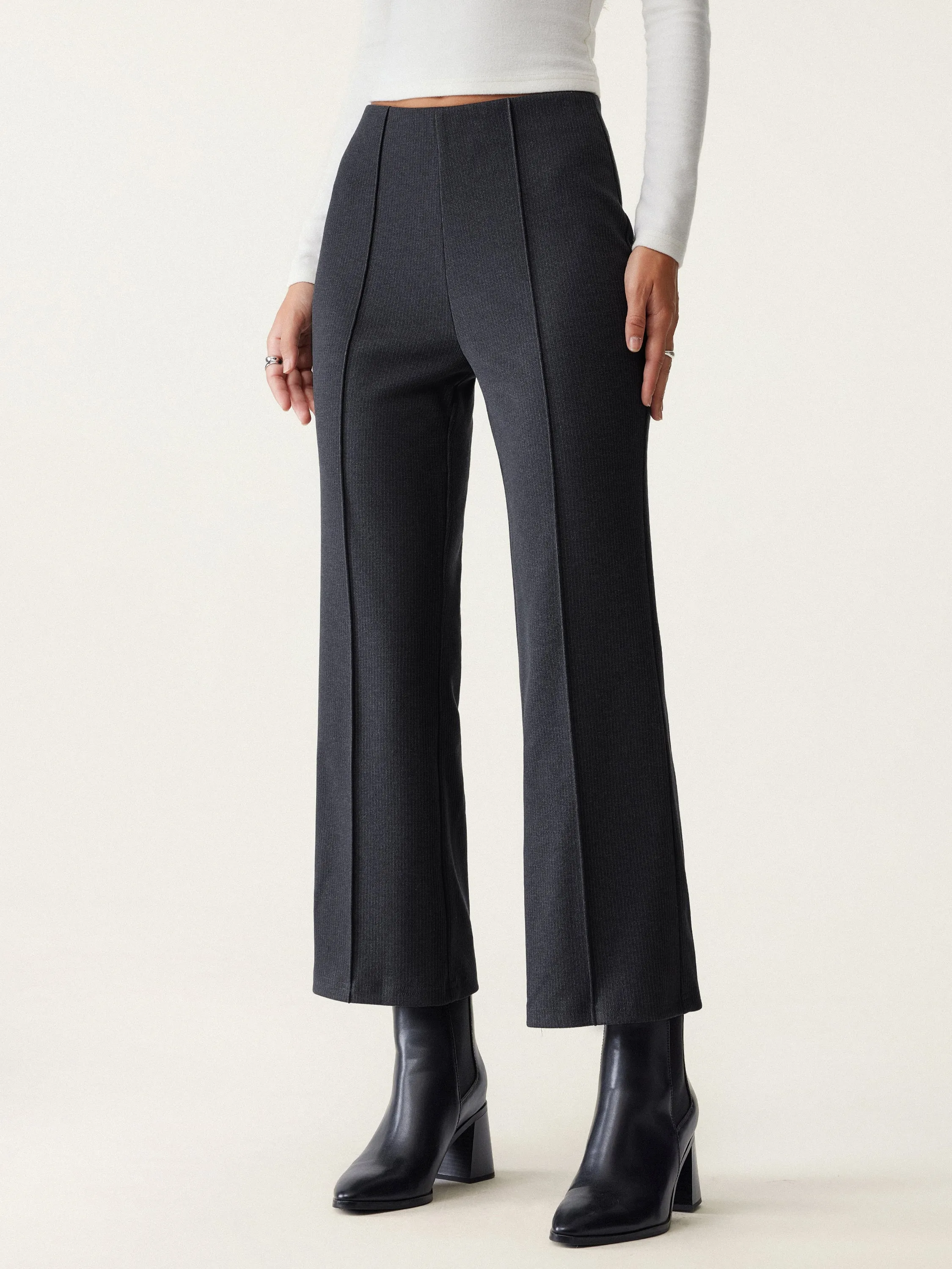 Kickout Pull-On Cropped Flare Pant sold by OGLmove product image thumbnail 2