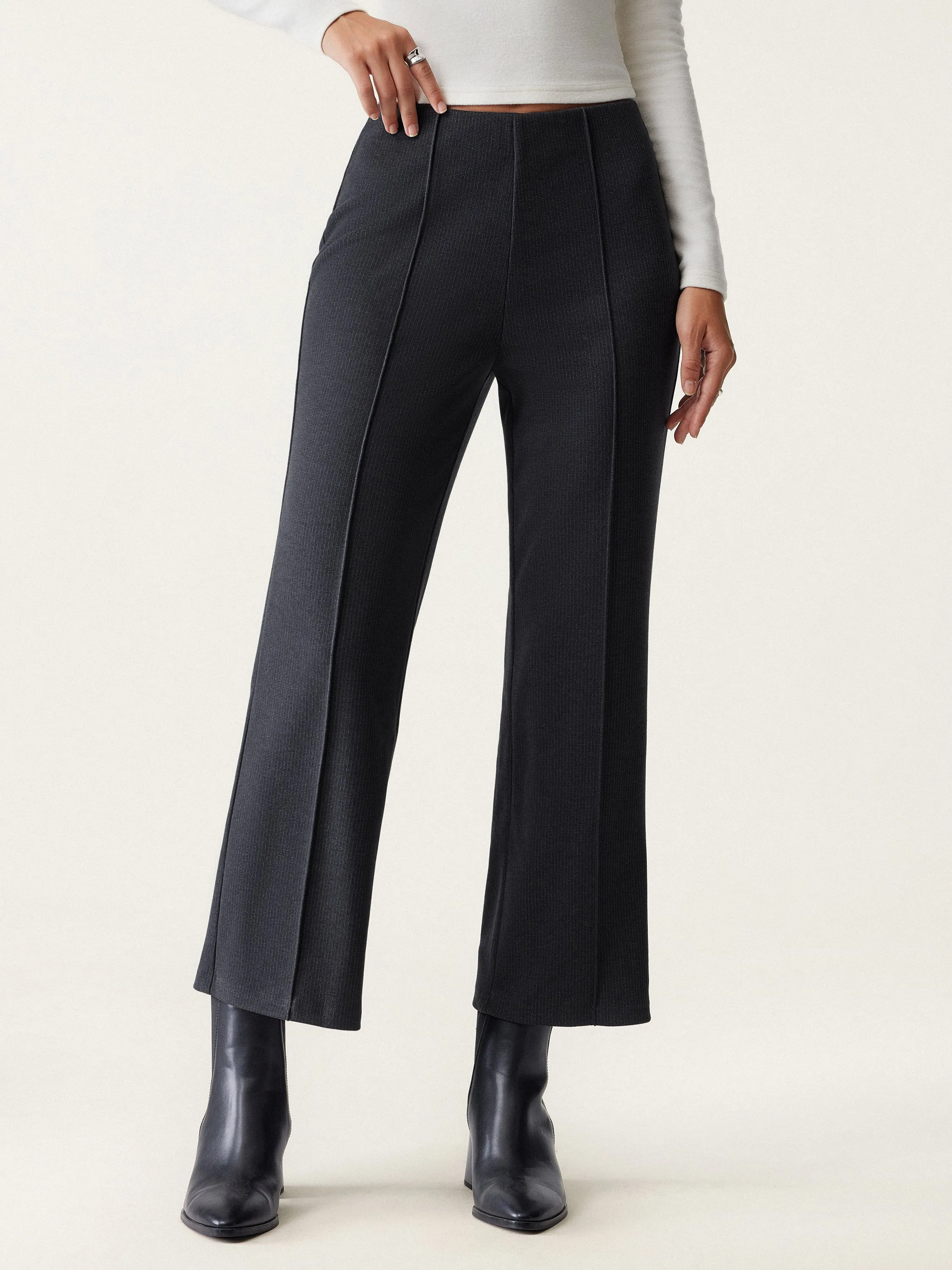 Kickout Pull-On Cropped Flare Pant sold by OGLmove product image thumbnail 5