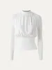 Mockneck Gathers Raglan Sleeve Brami Top sold by ogl move