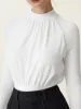 Mockneck Gathers Raglan Sleeve Brami Top sold by ogl move