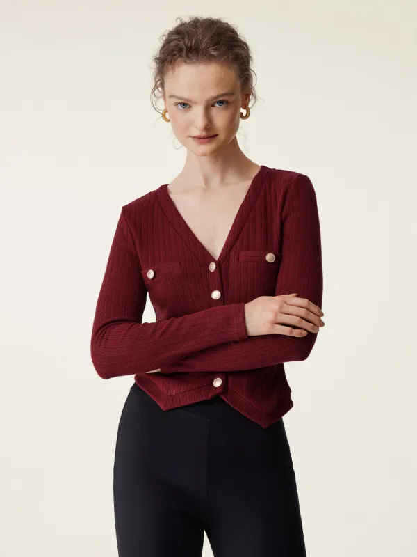 Button-Down Slim Cardigan sold by ogl move