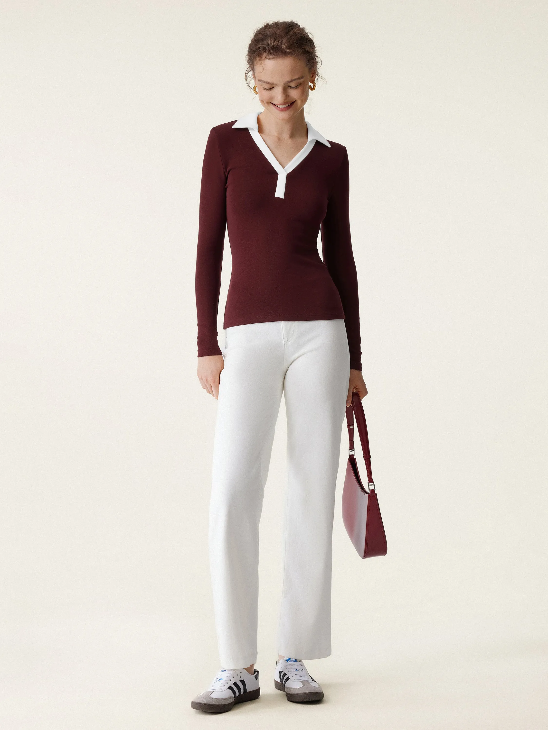 Contrast Collar Polo sold by ogl move product image thumbnail 4