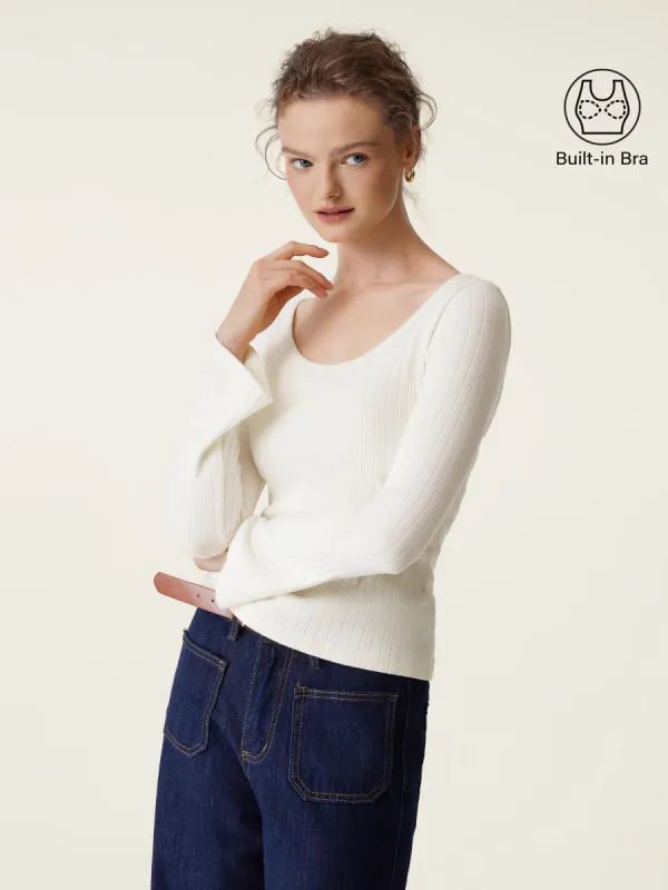 Scoop Flare Sleeves Brami Top sold by ogl move