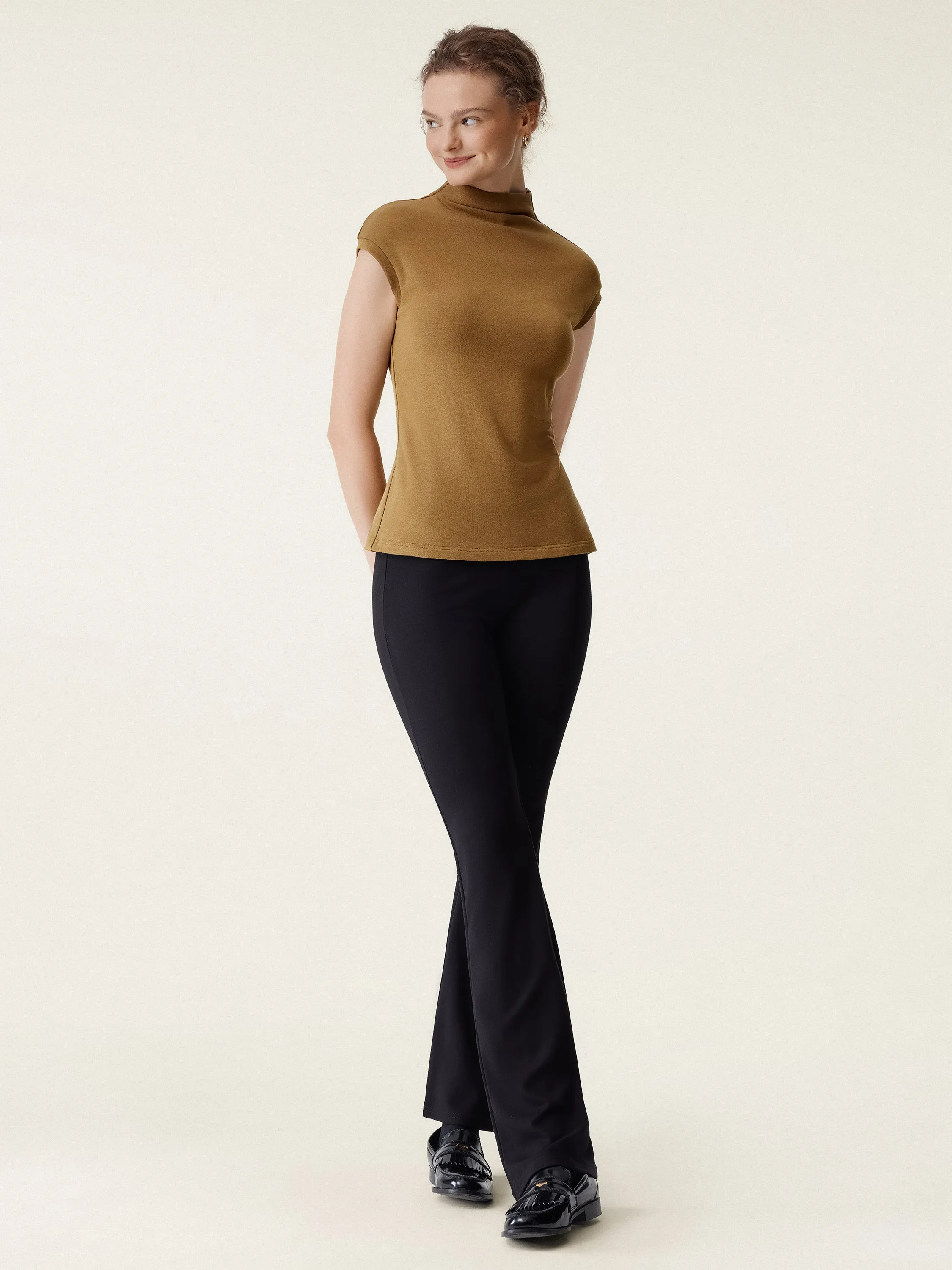 Mock Neck Cozy Brami Tank Top sold by ogl move product image thumbnail 3