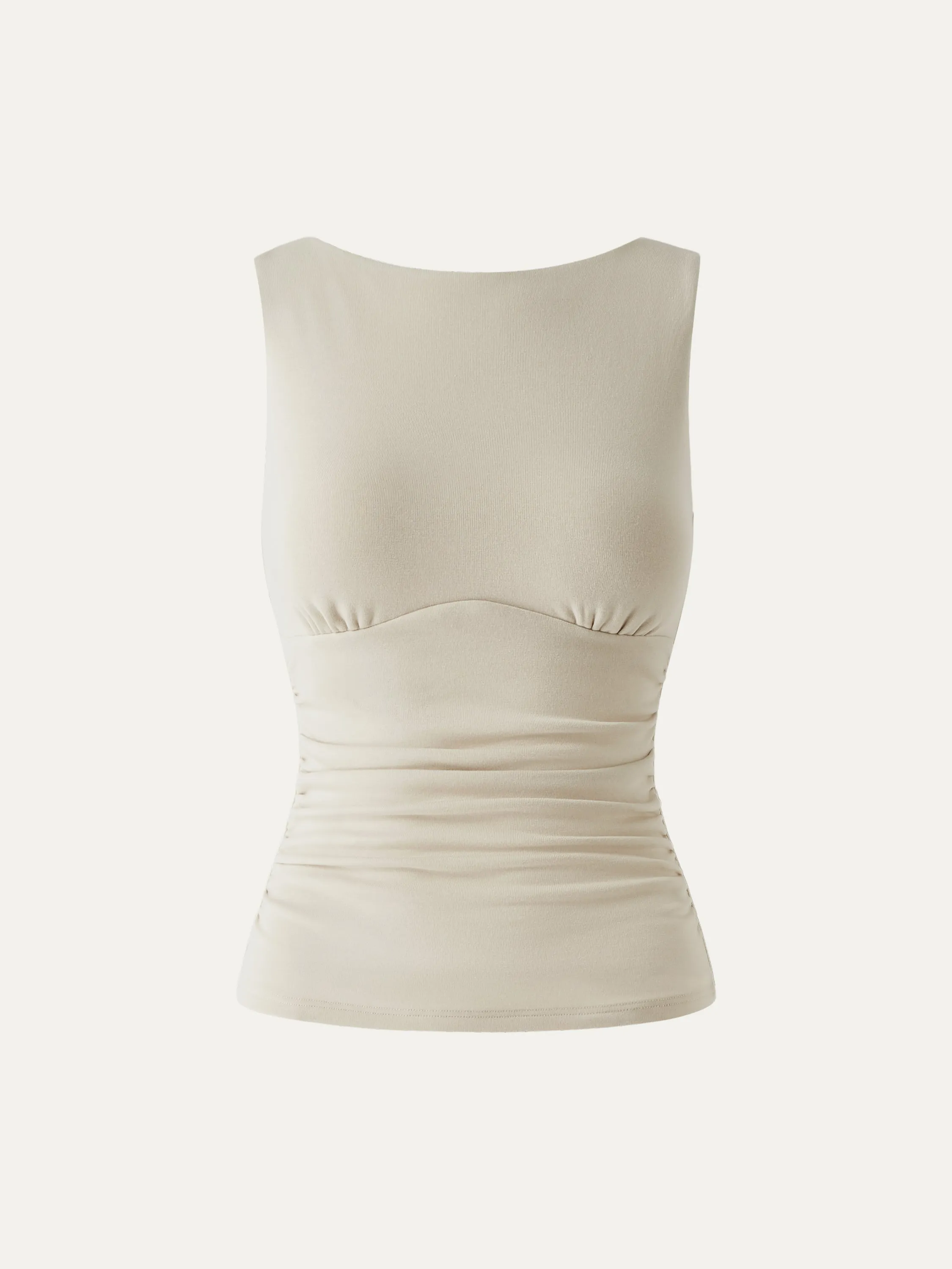Boatneck Sleeveless Brami Tank Top sold by ogl move product image thumbnail 2