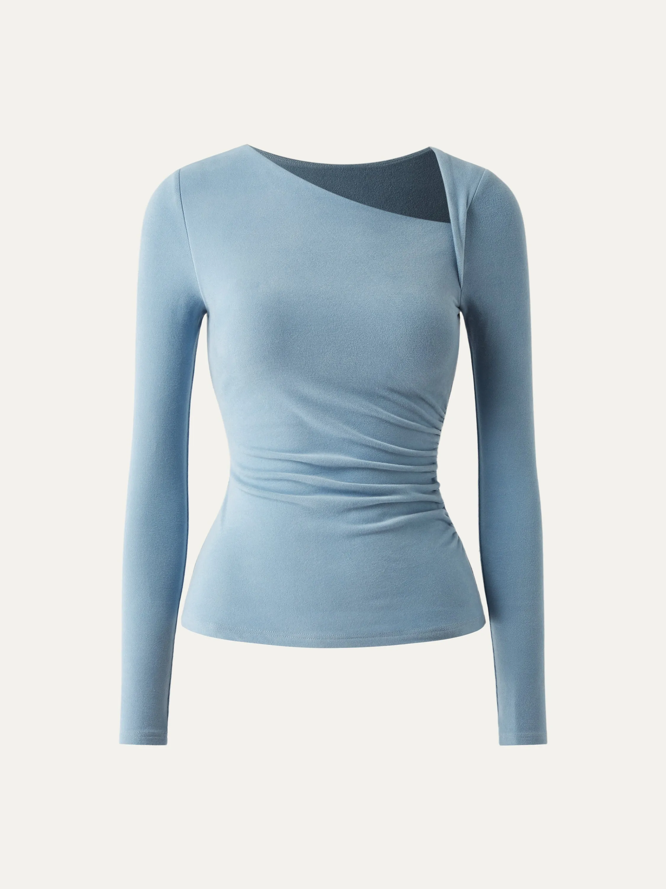 Asymmetry Neck Long Sleeve Brami Top sold by ogl move product image thumbnail 4