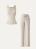 2Pcs Set Diamond Brami Tank & High Waisted Patch Pocket Drawstring Pant sold by ogl move