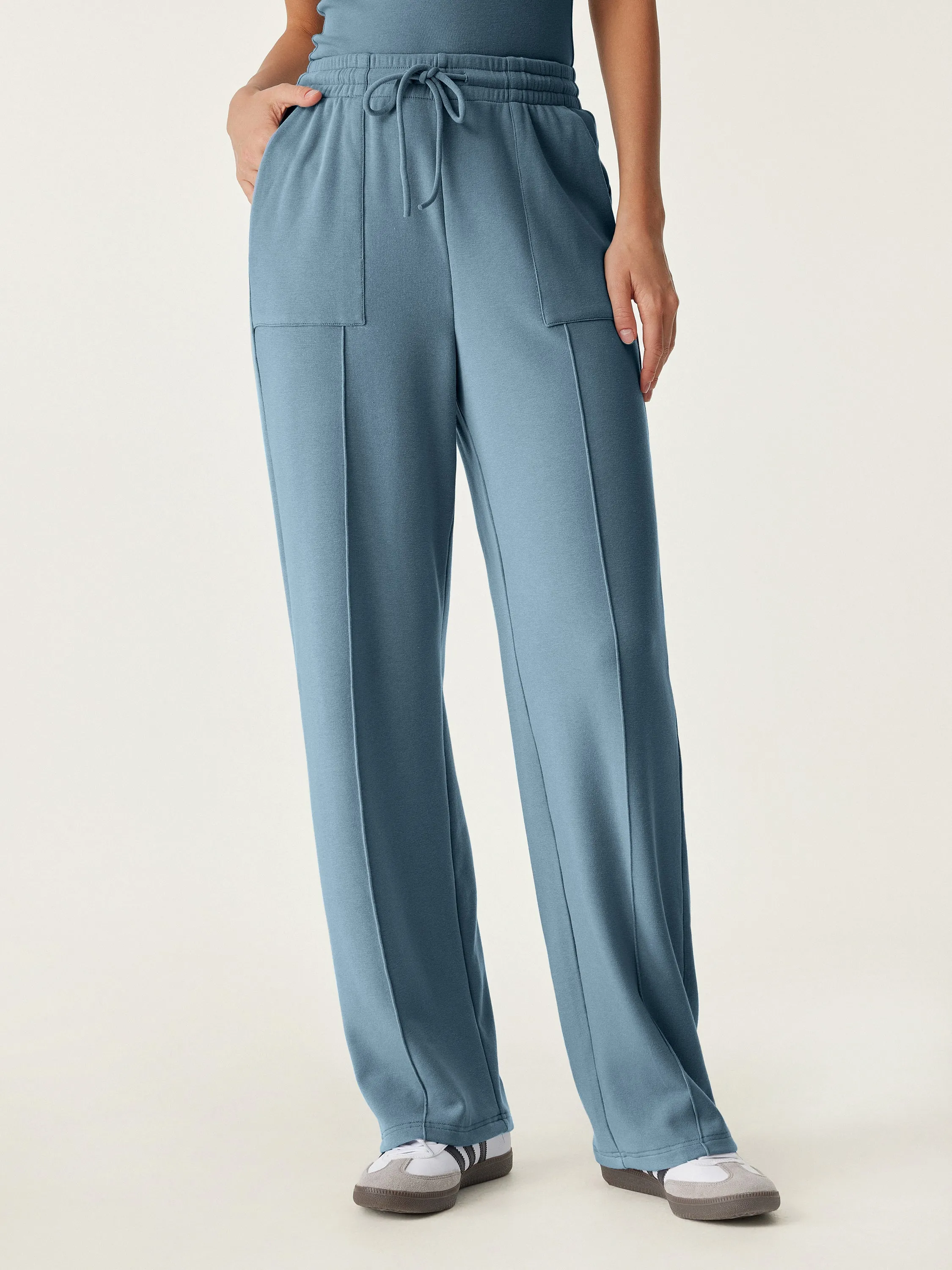 High Waisted Patch Pocket Drawstring Pant sold by ogl move product image thumbnail 4
