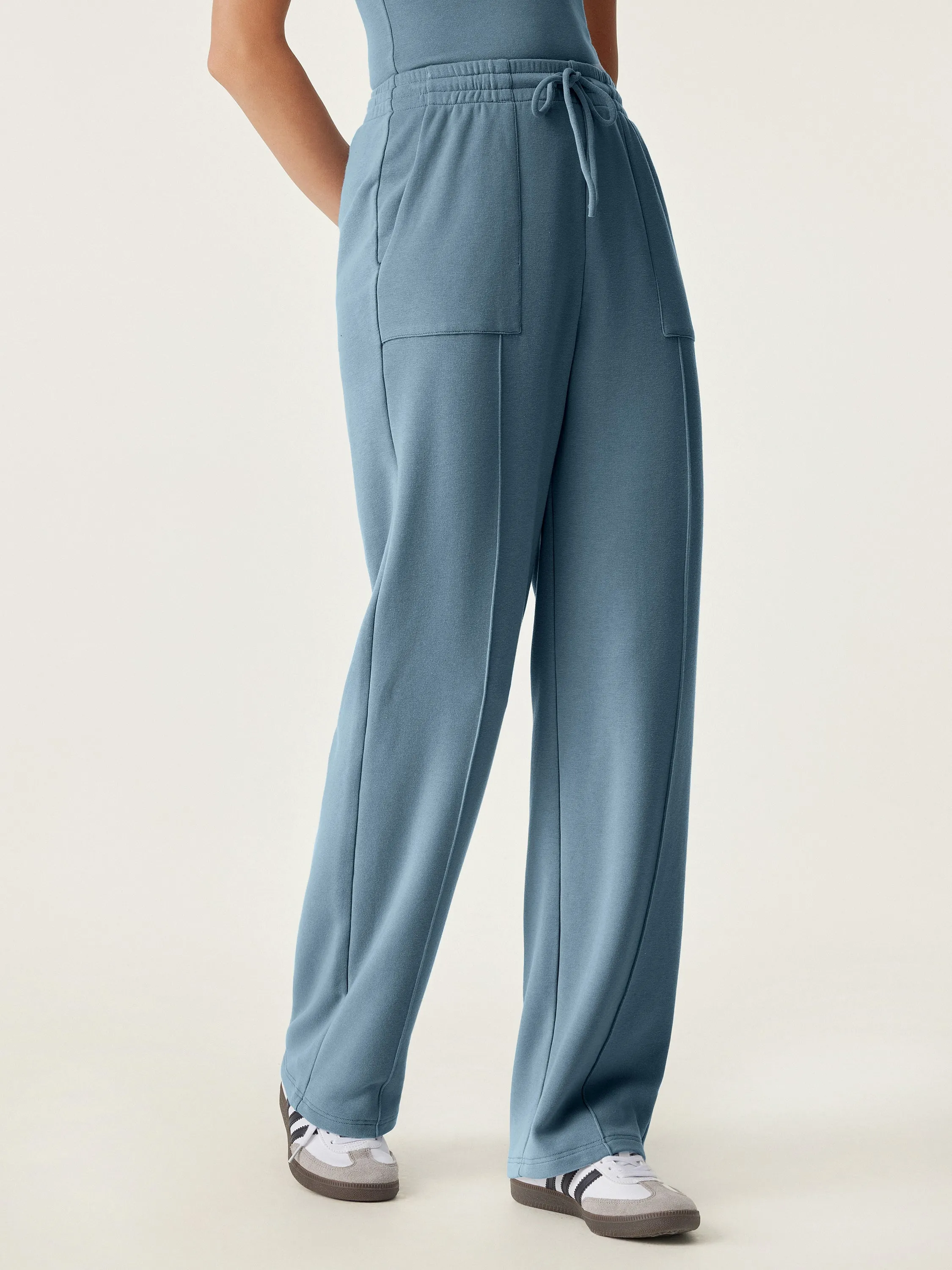 High Waisted Patch Pocket Drawstring Pant sold by ogl move product image thumbnail 5
