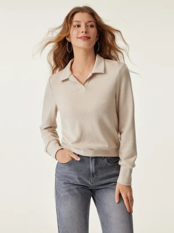 Split Sides Polo Sweatshirt sold by ogl move