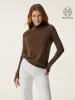 Mockneck Relaxed Pipping Brami Top sold by ogl move