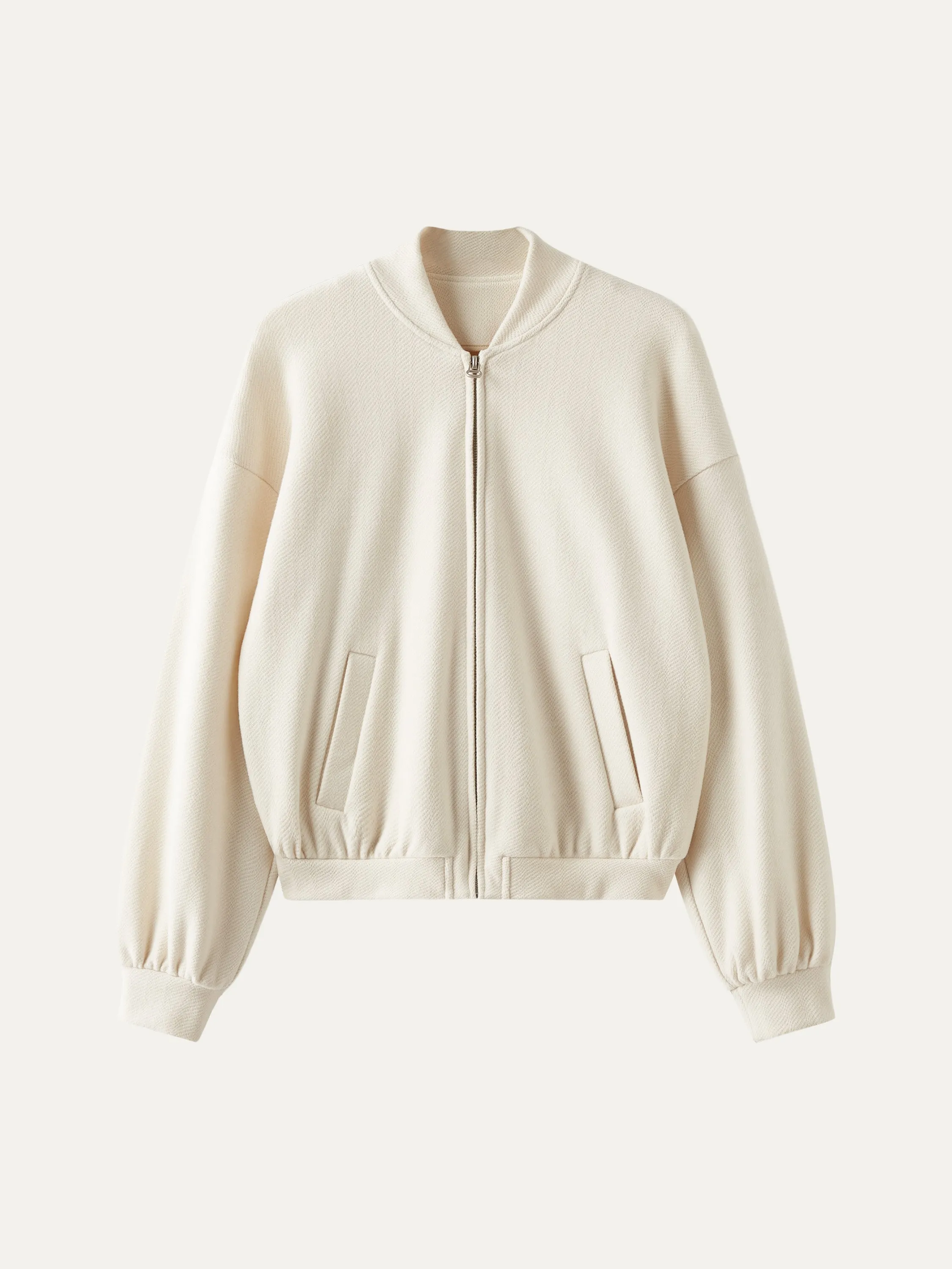 Subtle Texture Bomber Jacket sold by ogl move product image thumbnail 4