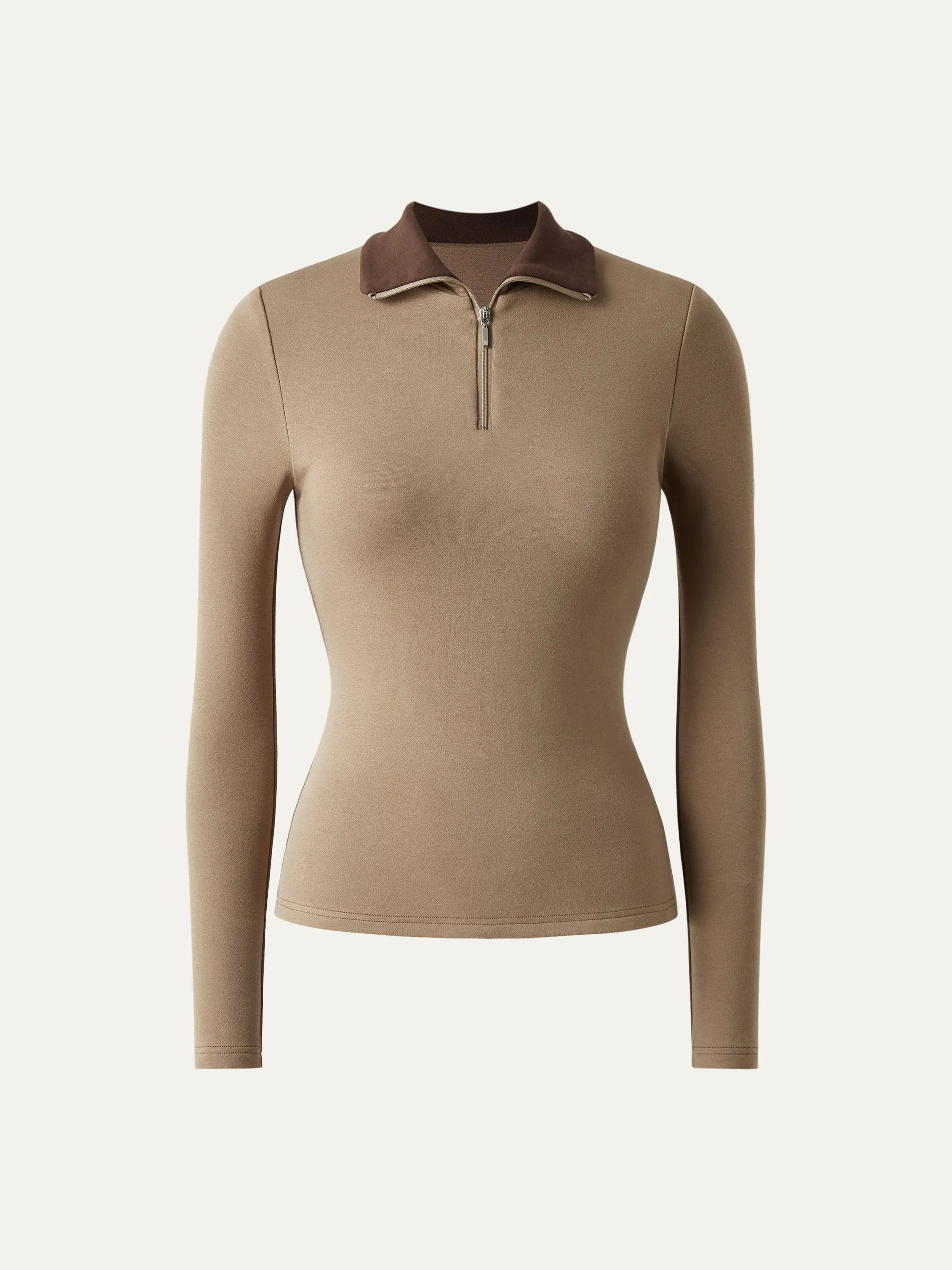 Half-Zip Mockneck Brami Top sold by ogl move product image thumbnail 4