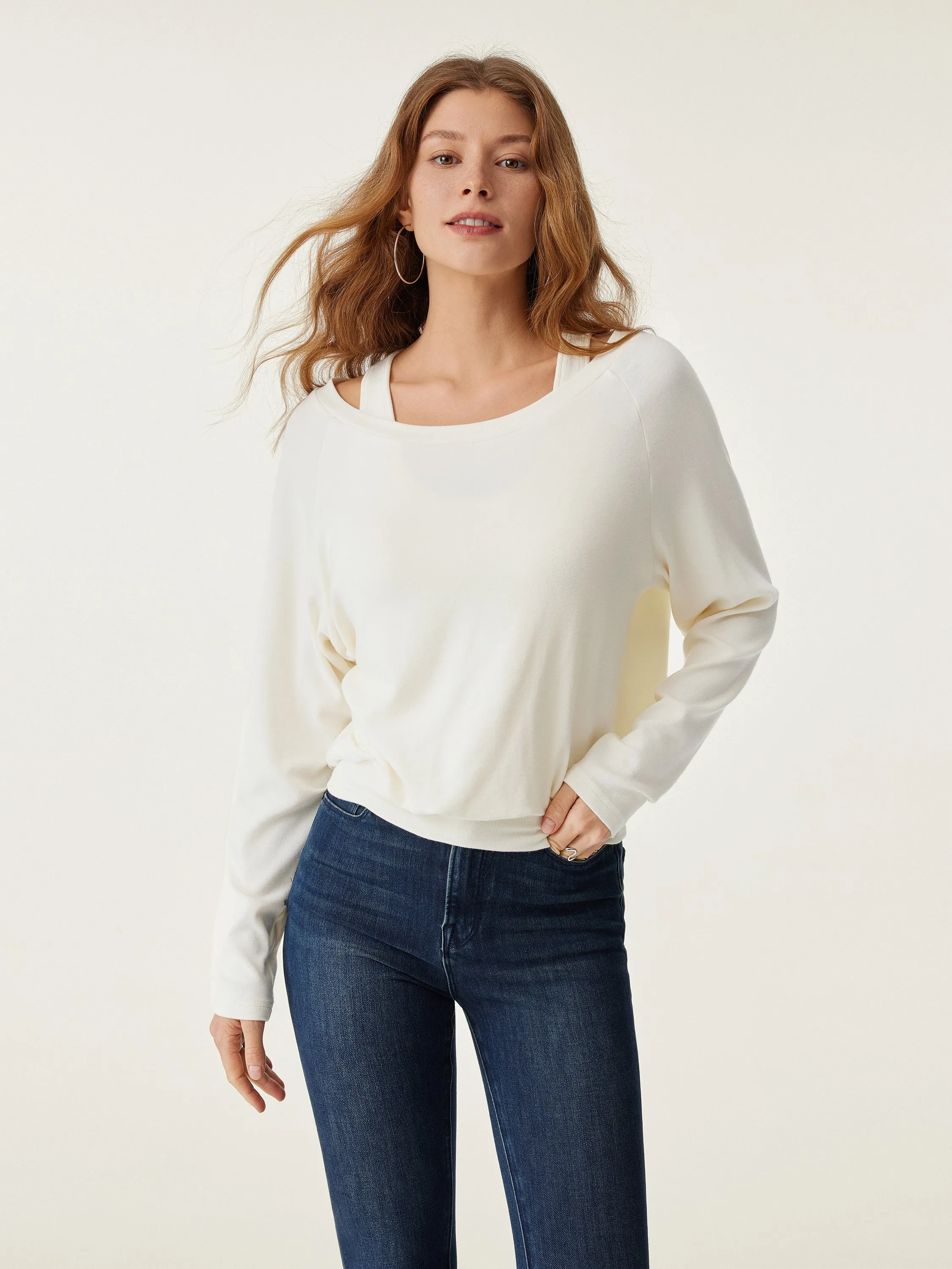 LiteWarm Multi-Wear Layering Built-In Bra Top sold by OGLmove product image thumbnail 5