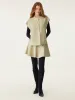 2Pcs Set High Collar Loose Jacket & Flare Hem Mini Skirt sold by ogl move
