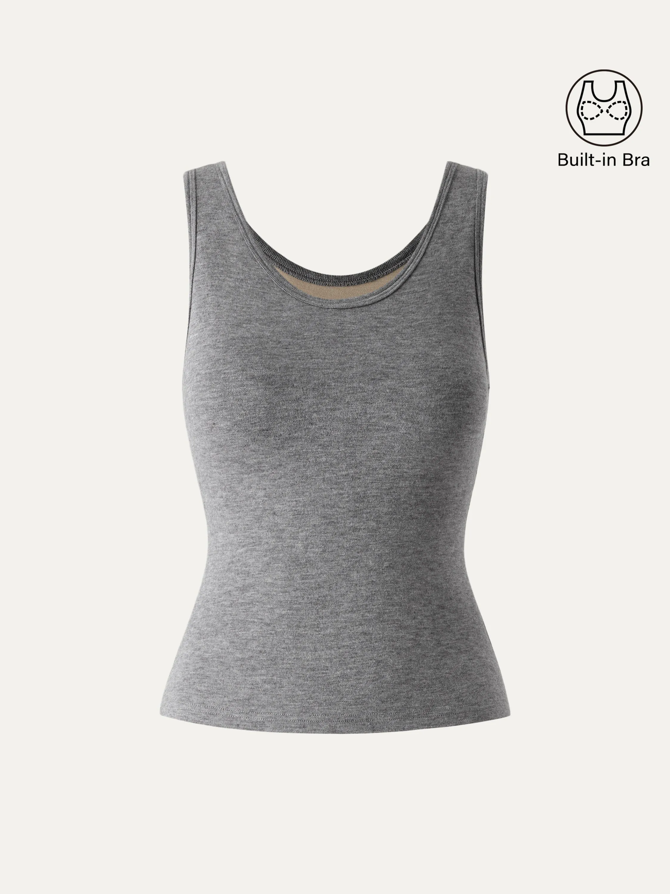 V Neck Classic Brami Tank Top sold by ogl move product image thumbnail 2