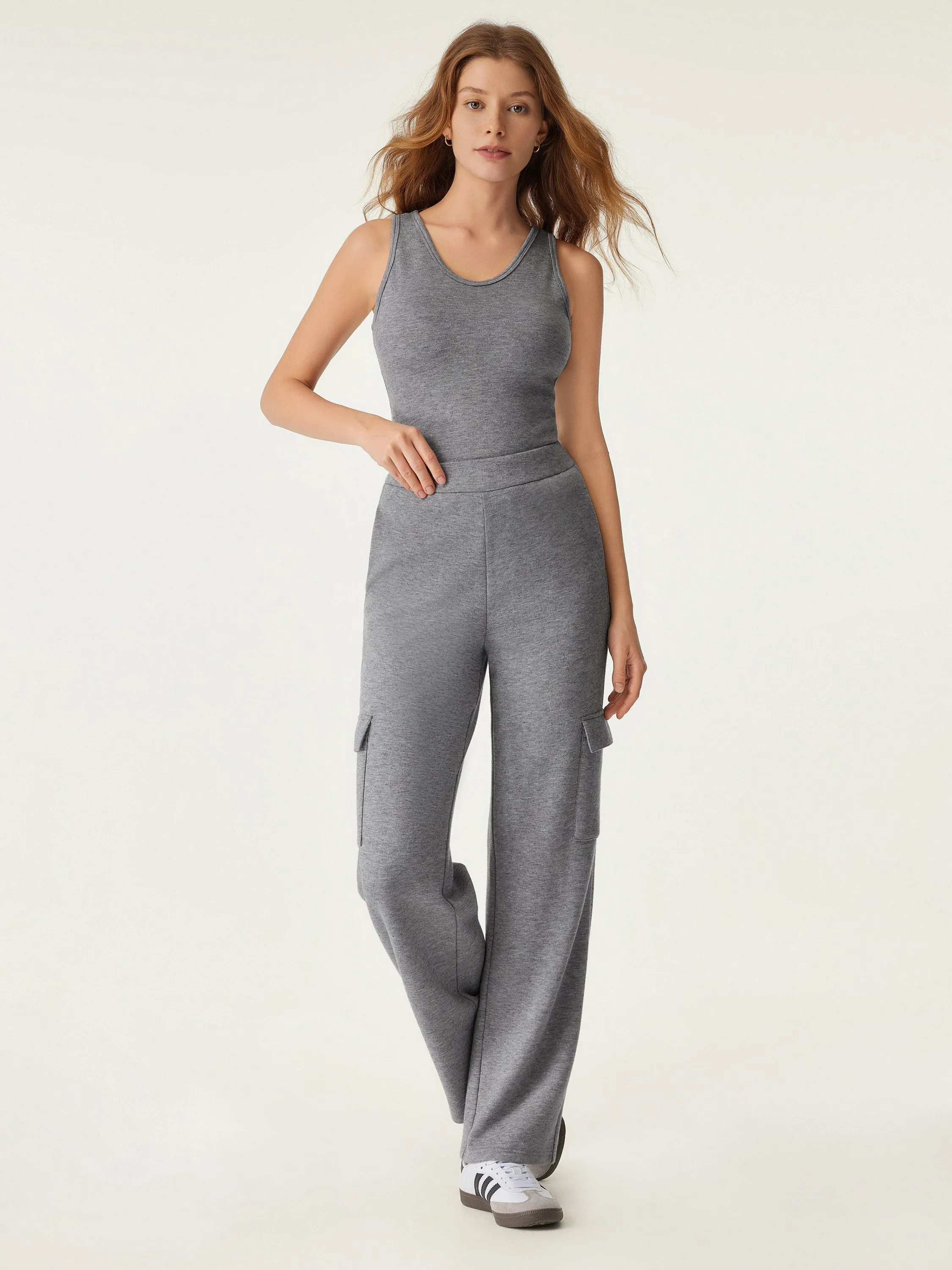 High Waisted Classic Straight Cargo Pant sold by OGLmove product image thumbnail 4