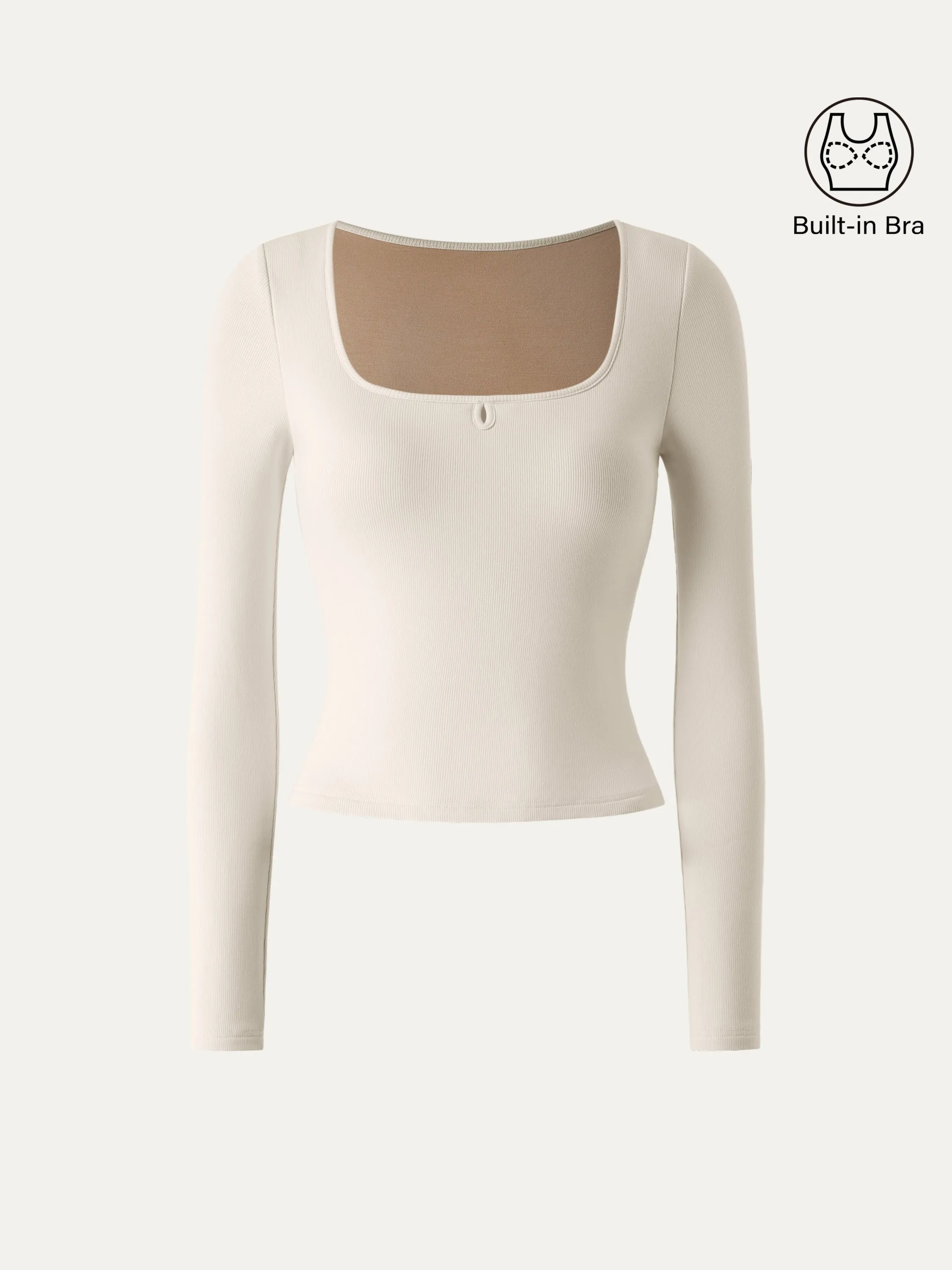 Square Neck Cutout Front Brami Top sold by ogl move product image thumbnail 3