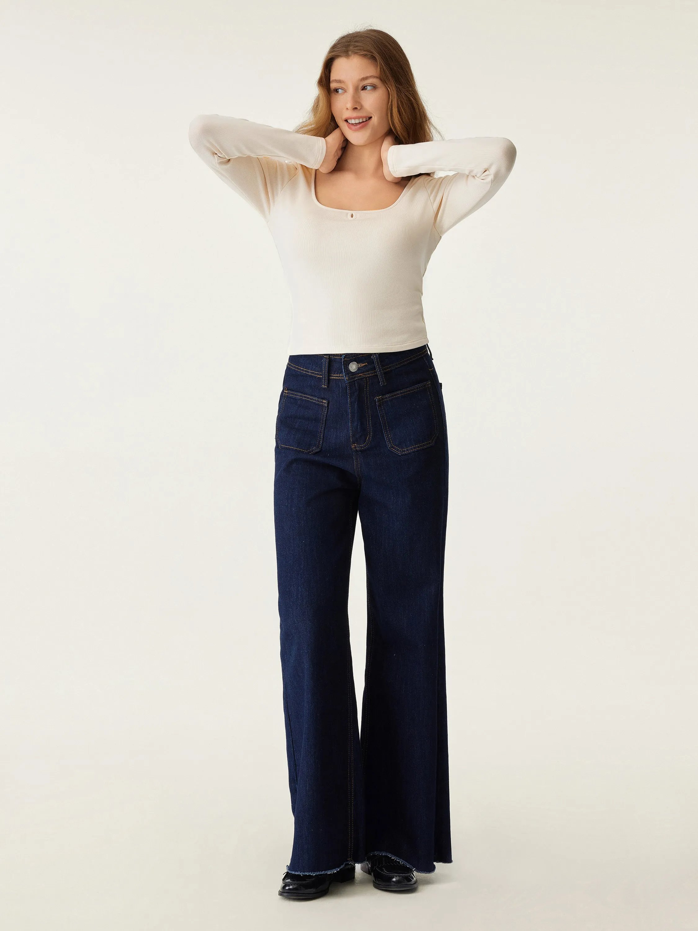 Square Neck Cutout Front Brami Top sold by ogl move product image thumbnail 4