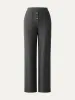 High Waisted Button Patch Pocket Pant sold by ogl move