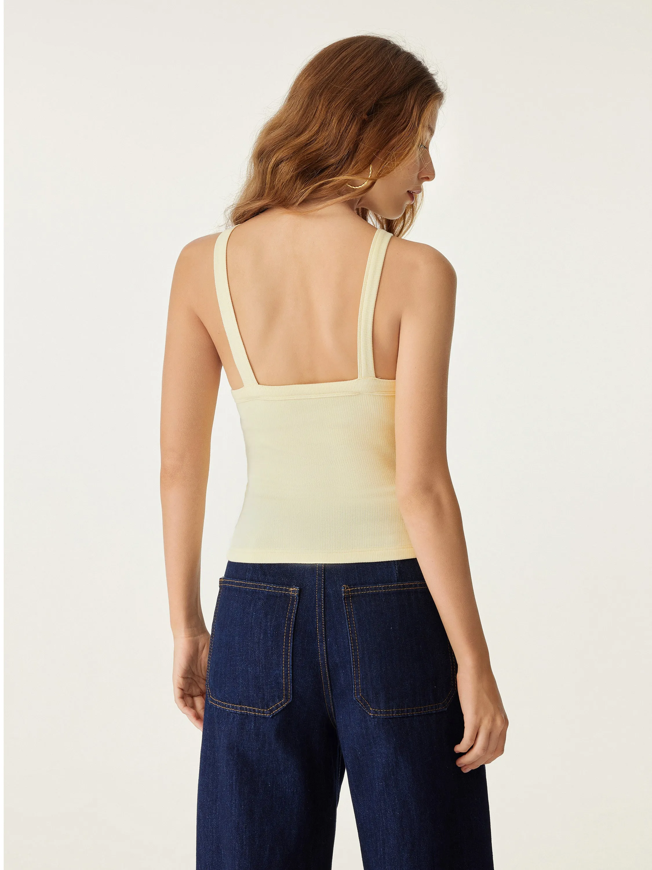 Scoop neckline Sleeveless Brami Tank Top sold by ogl move product image thumbnail 2