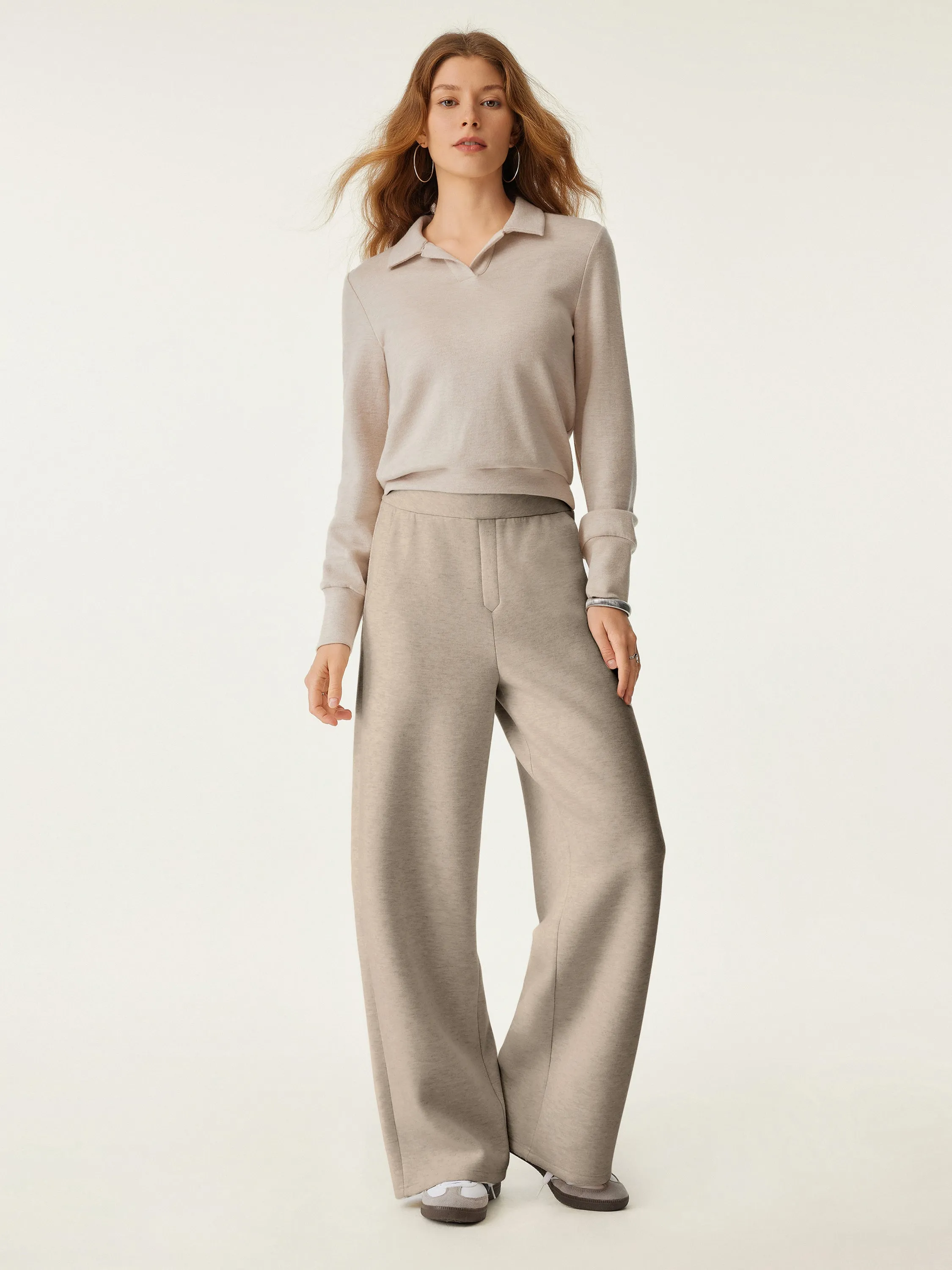 High Waisted Cozy Straight Leg Pant sold by ogl move product image thumbnail 2