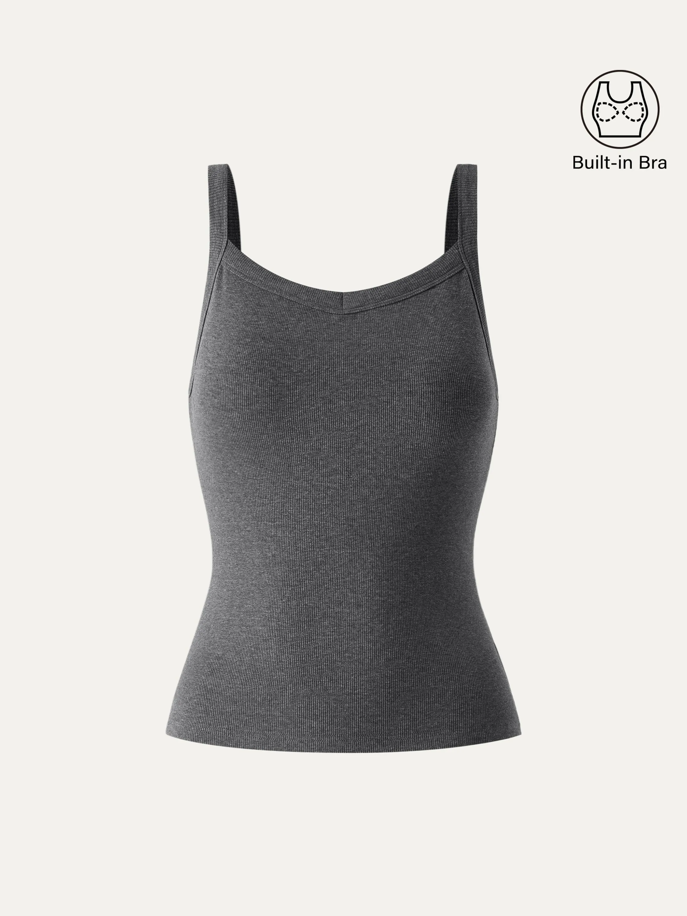V neck Everyday Brami Tank Top sold by ogl move product image thumbnail 2