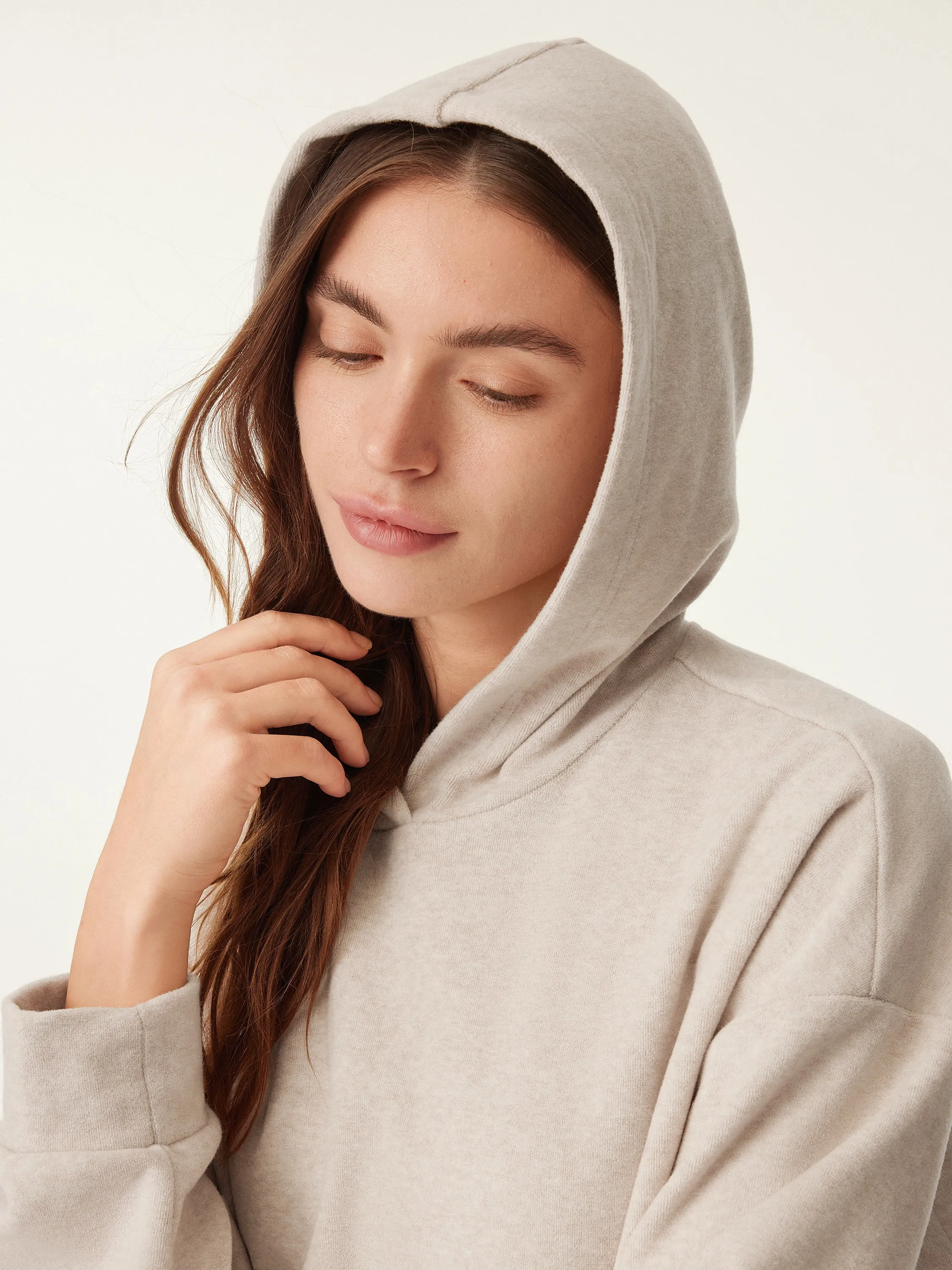 Cozy Towel-Knit Kangaroo Hoodie sold by ogl move product image thumbnail 4
