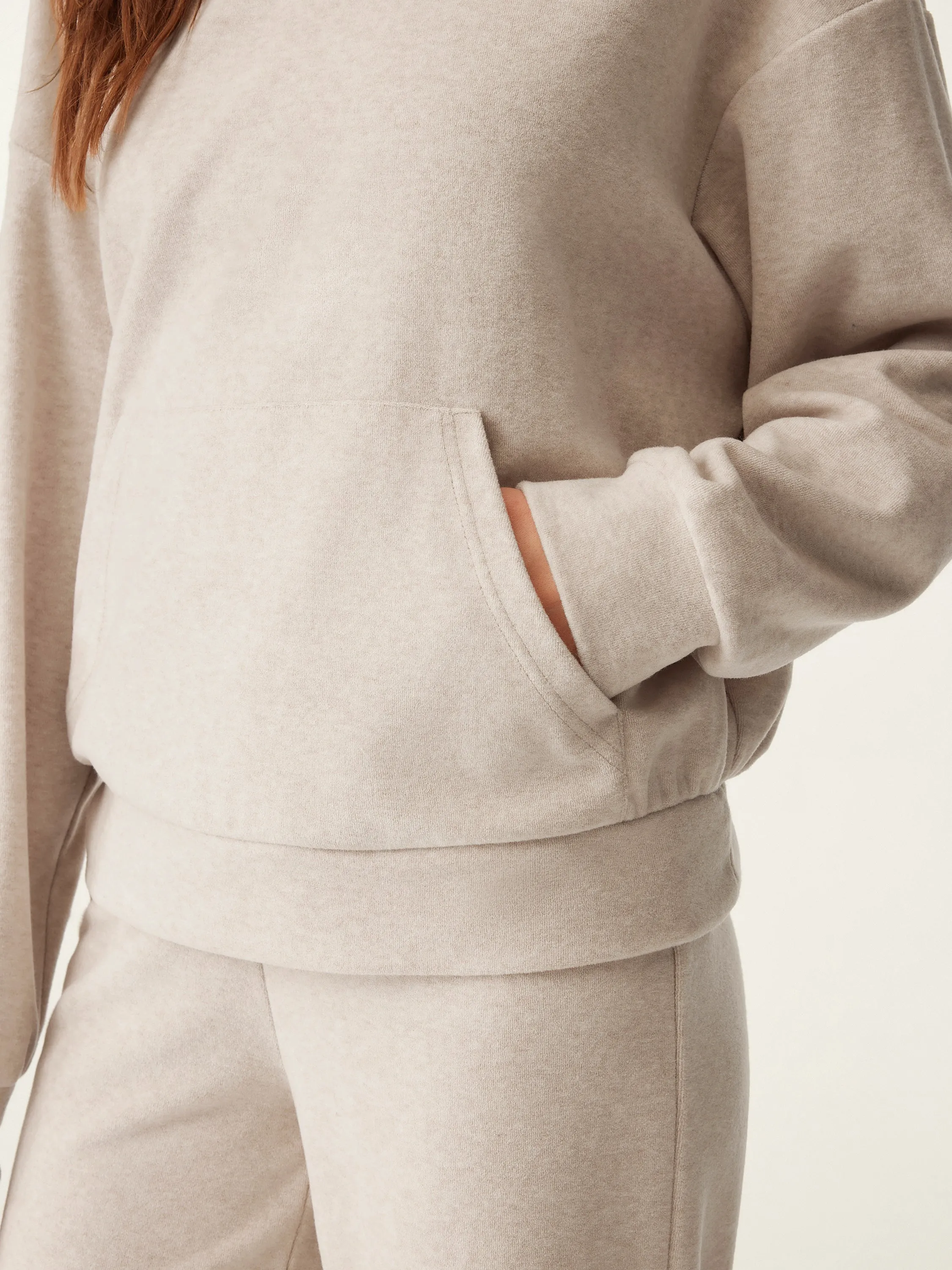 Cozy Towel-Knit Kangaroo Hoodie sold by ogl move product image thumbnail 5