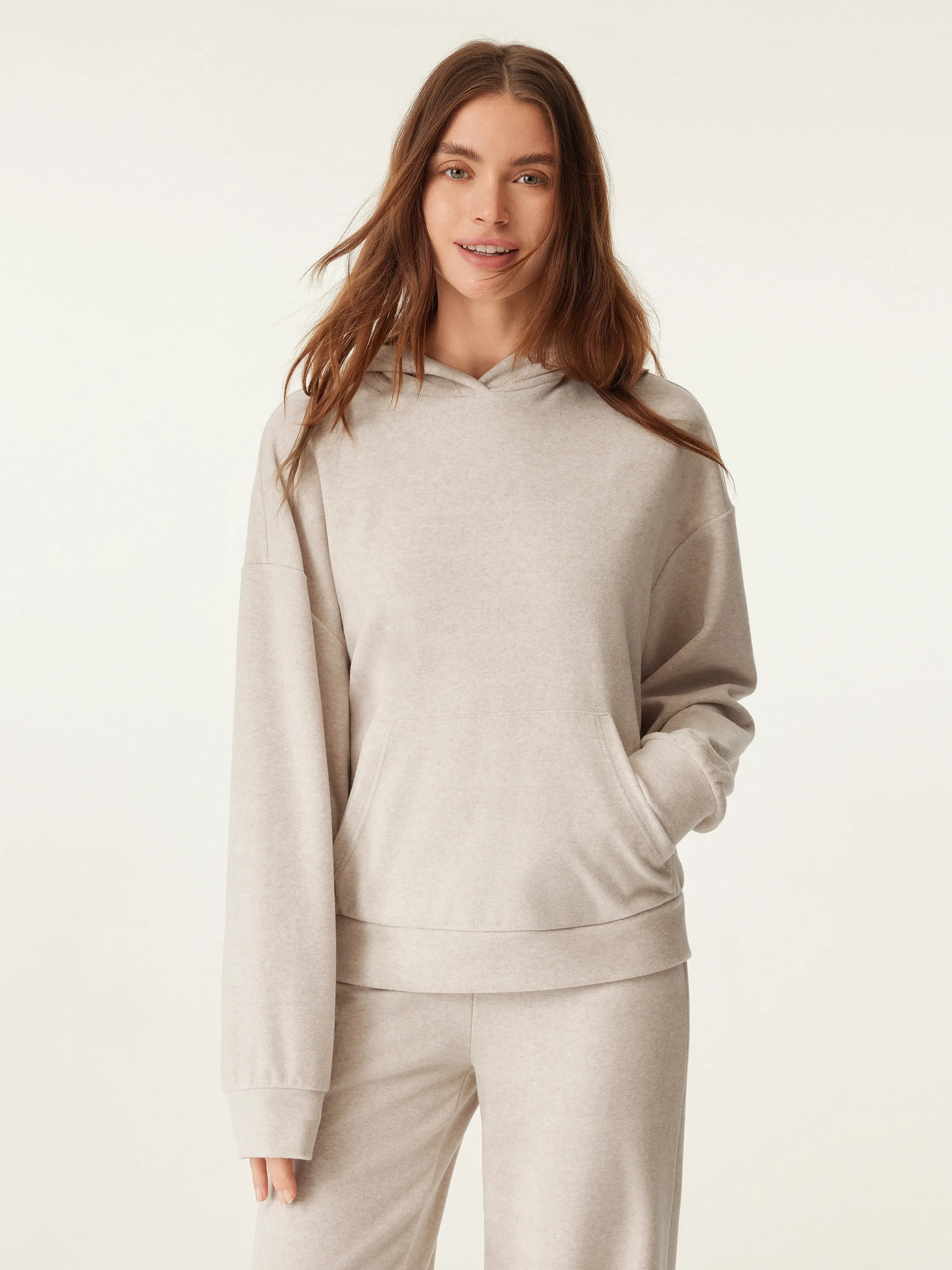 Cozy Towel-Knit Kangaroo Hoodie sold by ogl move product image thumbnail 2