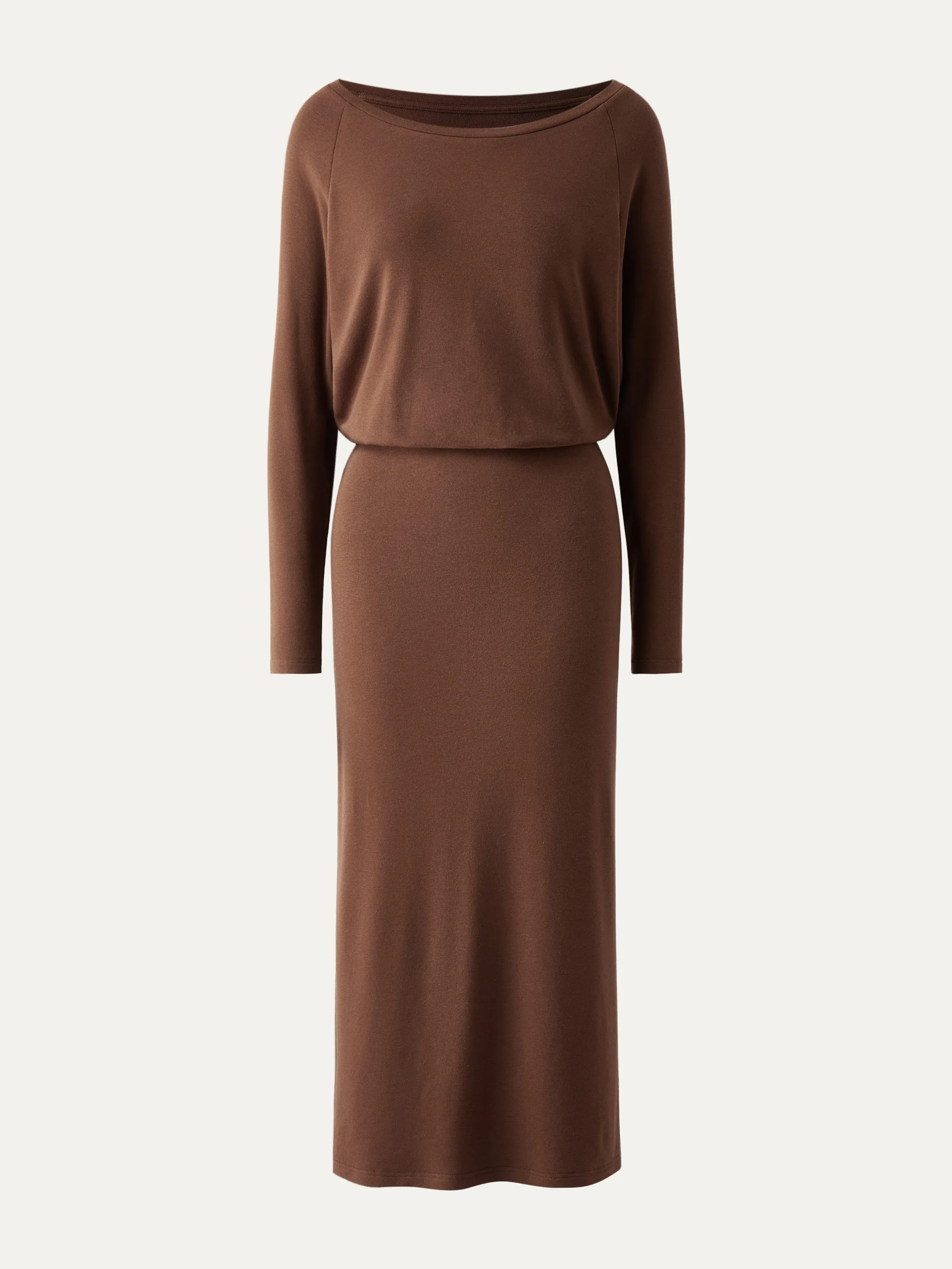 Relaxed Boatneck Midi Dress sold by ogl move product image thumbnail 4
