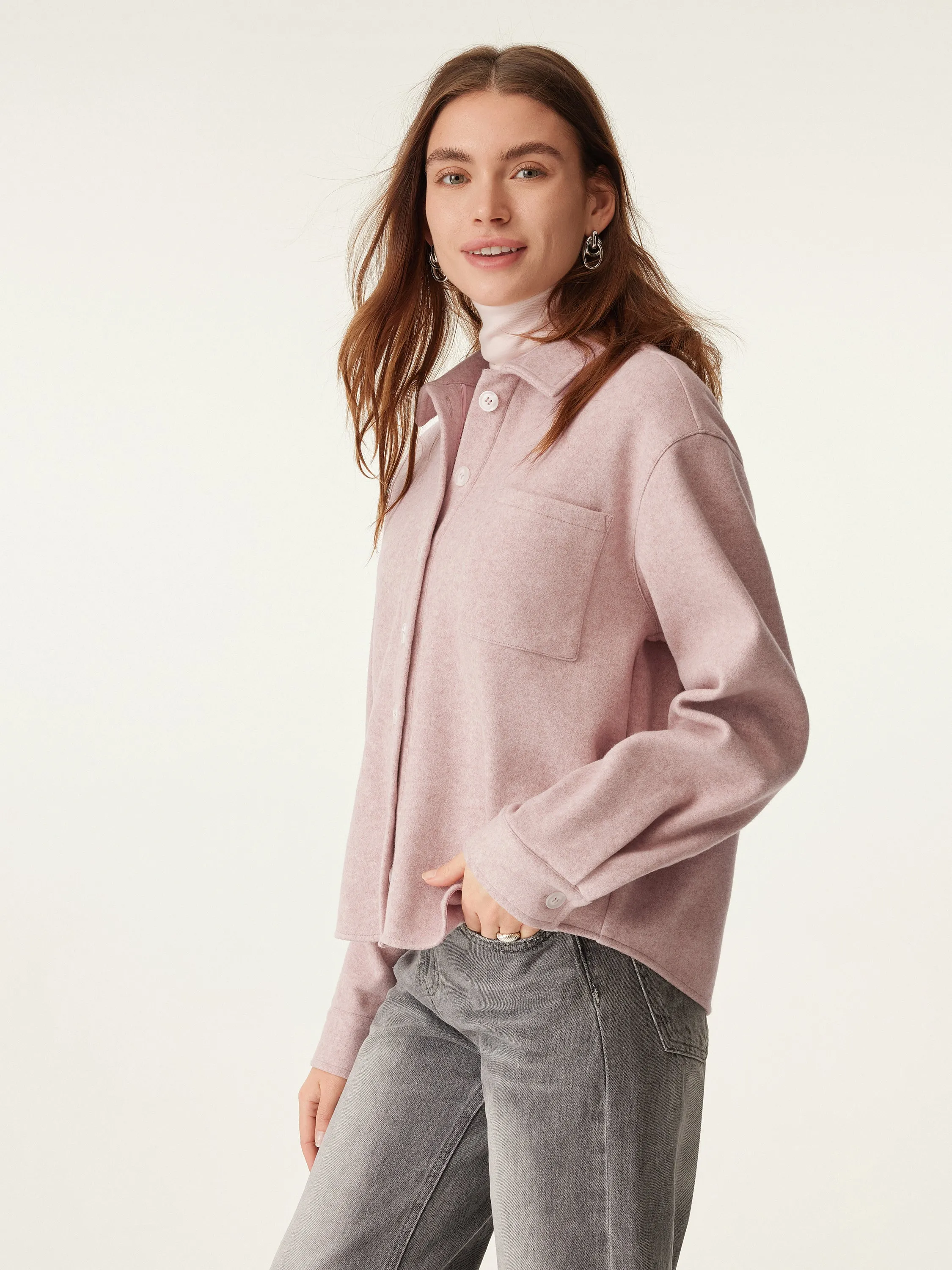 Shirt-Like Crop Jacket sold by ogl move product image thumbnail 5