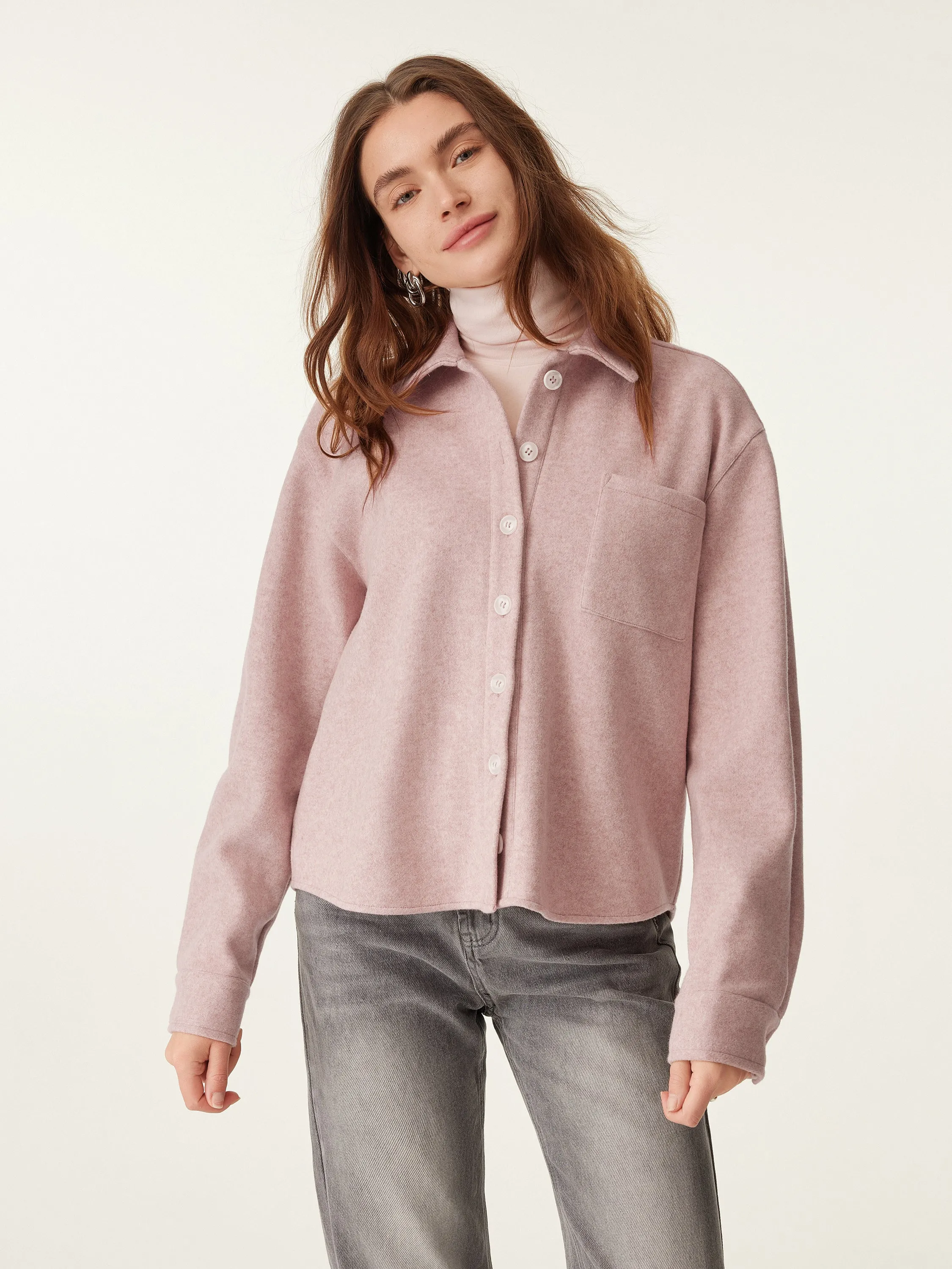 Shirt-Like Crop Jacket sold by ogl move product image thumbnail 3