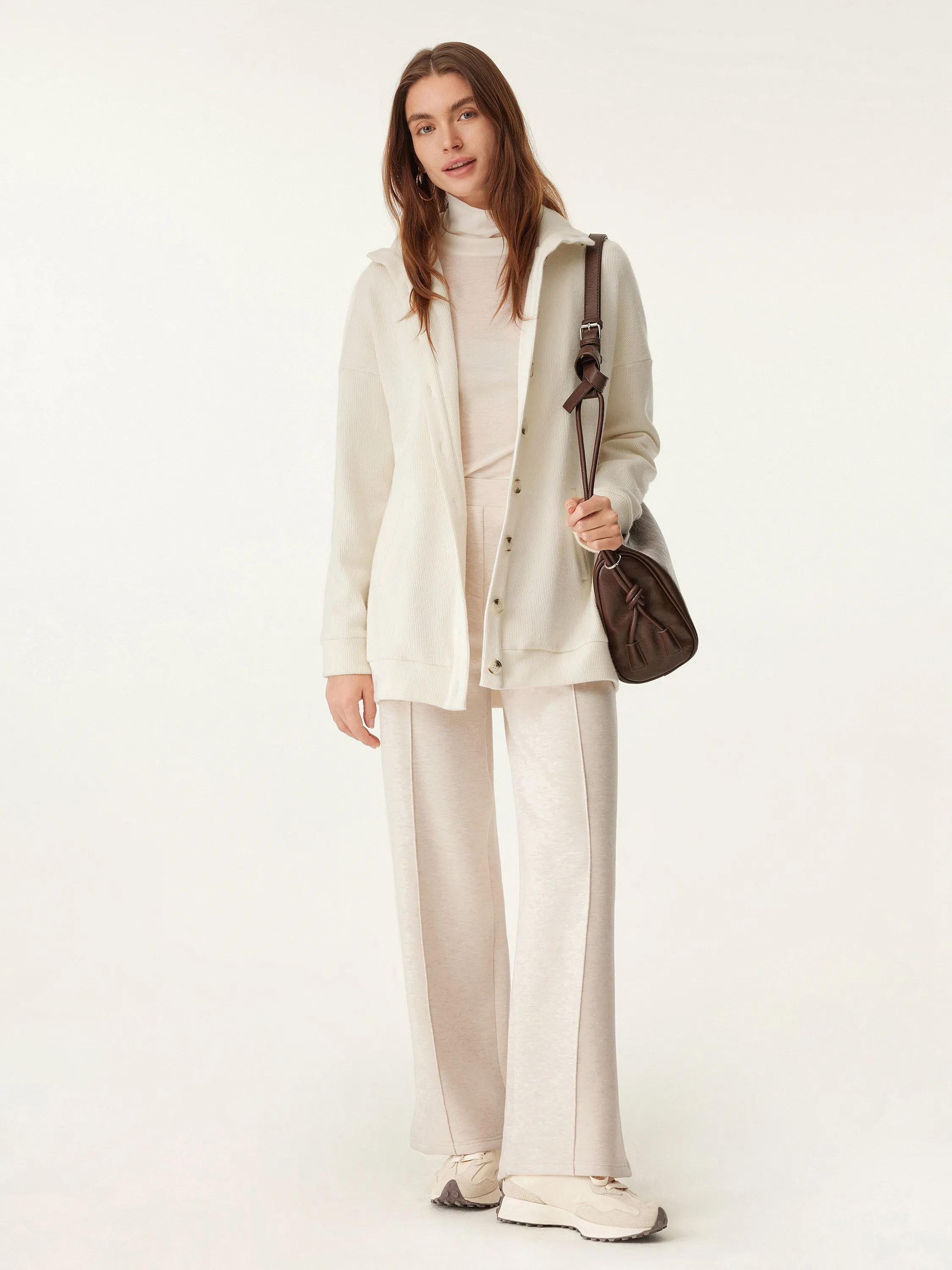 Stand Collar Button Down Cardigan sold by ogl move product image thumbnail 3