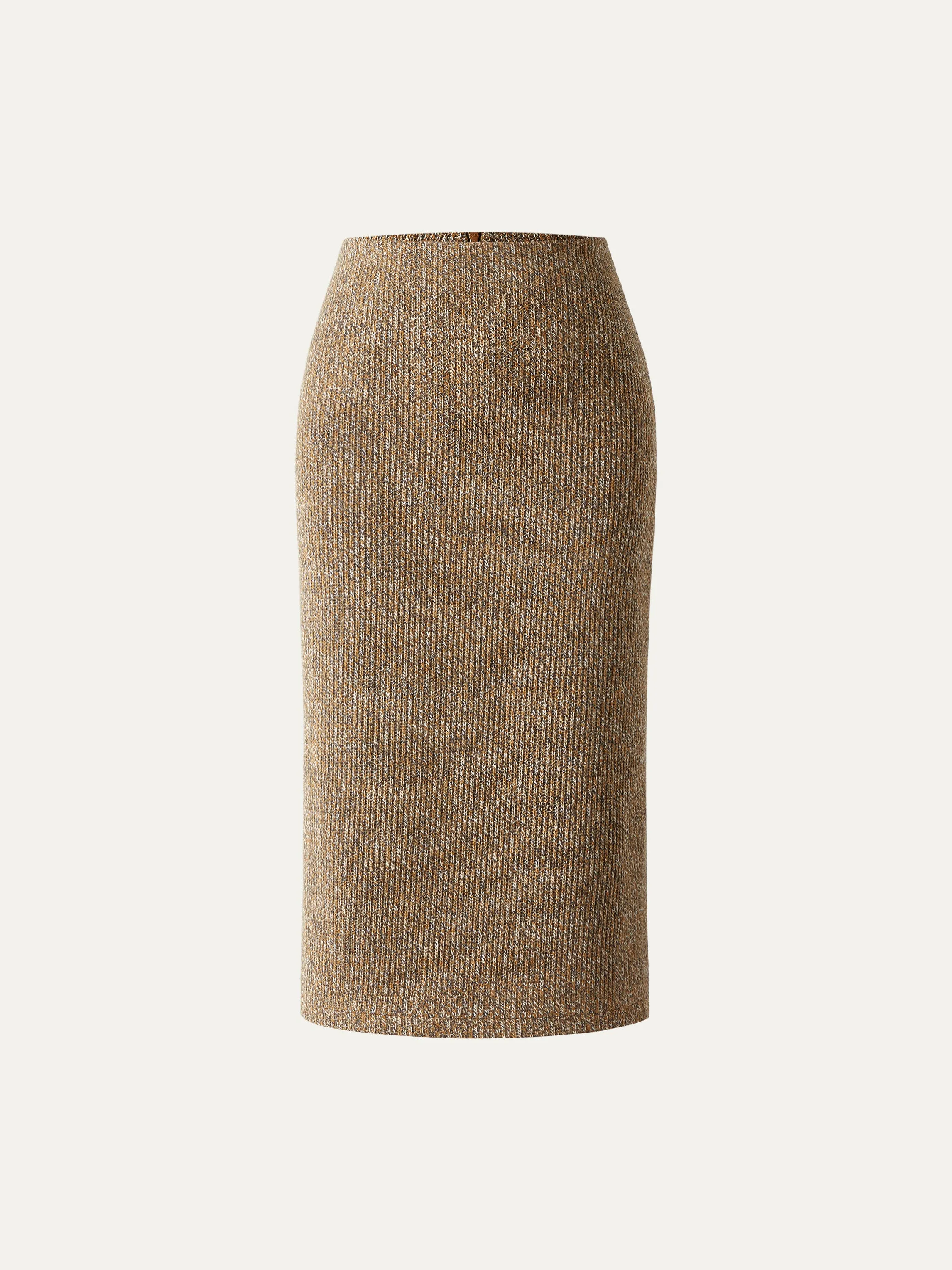 High Waisted Two Side Split Midi Skirt sold by ogl move product image thumbnail 5