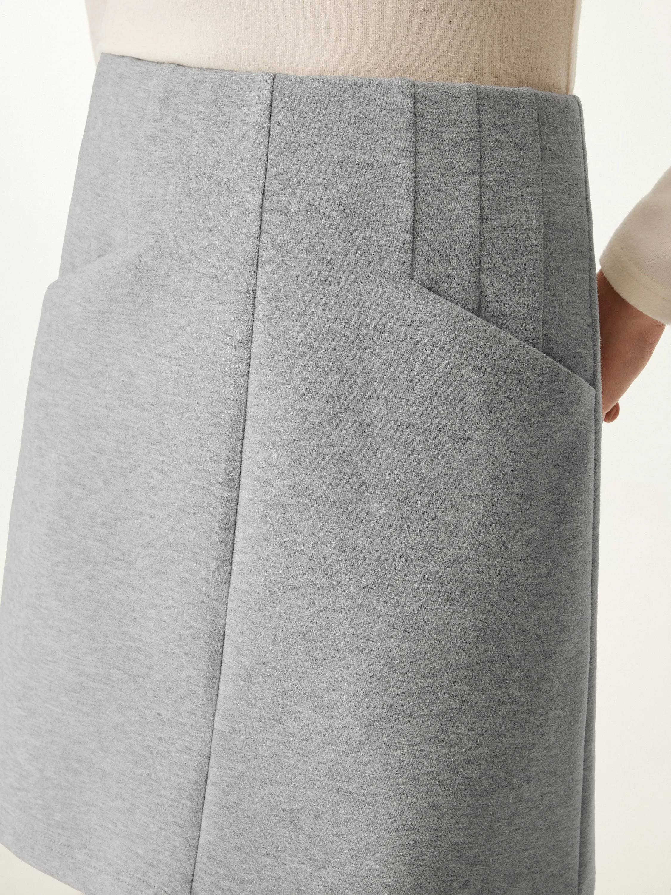 High Waisted Panel Mini Skirt sold by ogl move product image thumbnail 4