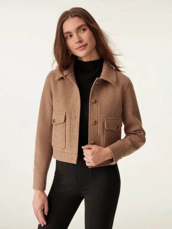 Point Collar Cargo Short Jacket sold by OGLmove