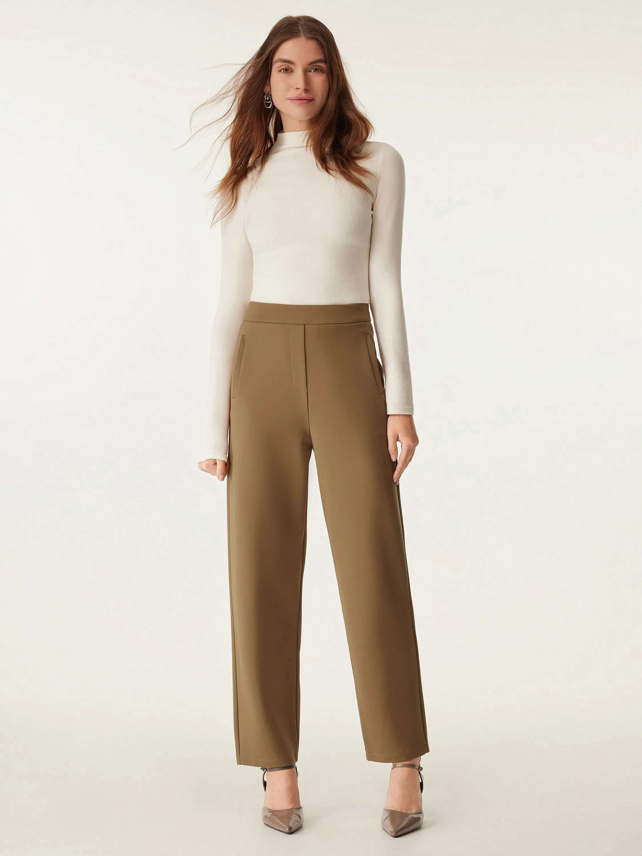 High Waisted Side Pocket Tapered Pant sold by ogl move